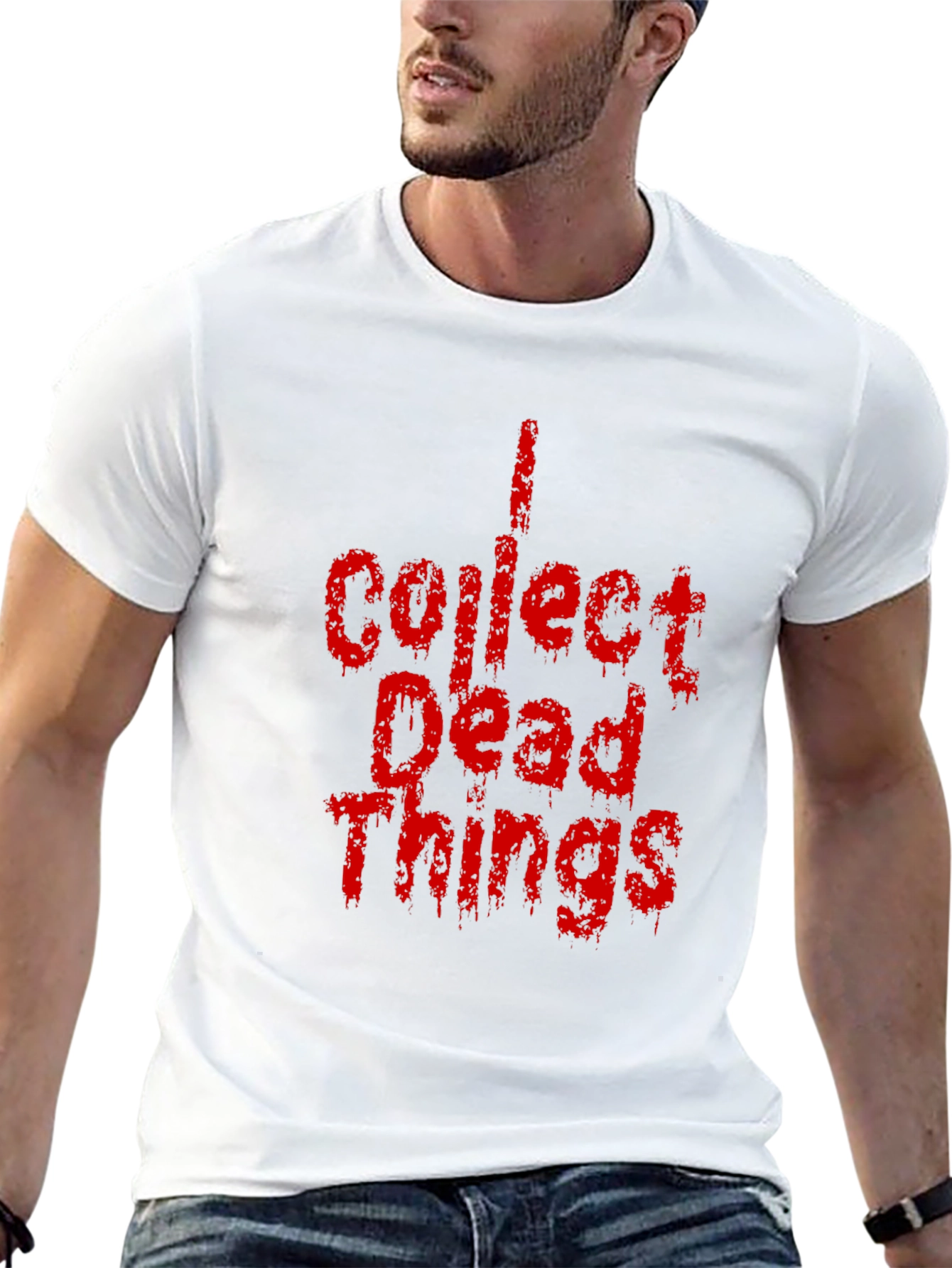 Black I Collect Dead Things Graphic Tee - Black view 13