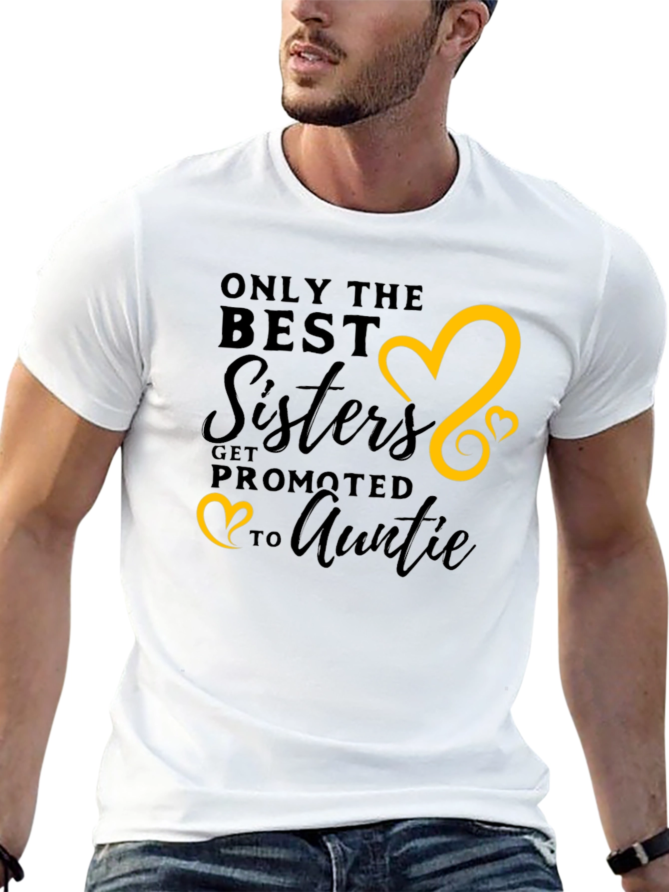 Black Best Sisters Get Promoted to Auntie T-Shirt view 13