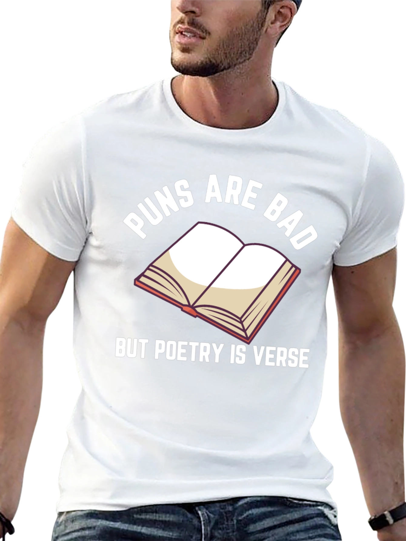 Black Puns Are Bad Poetry T-Shirt view 13