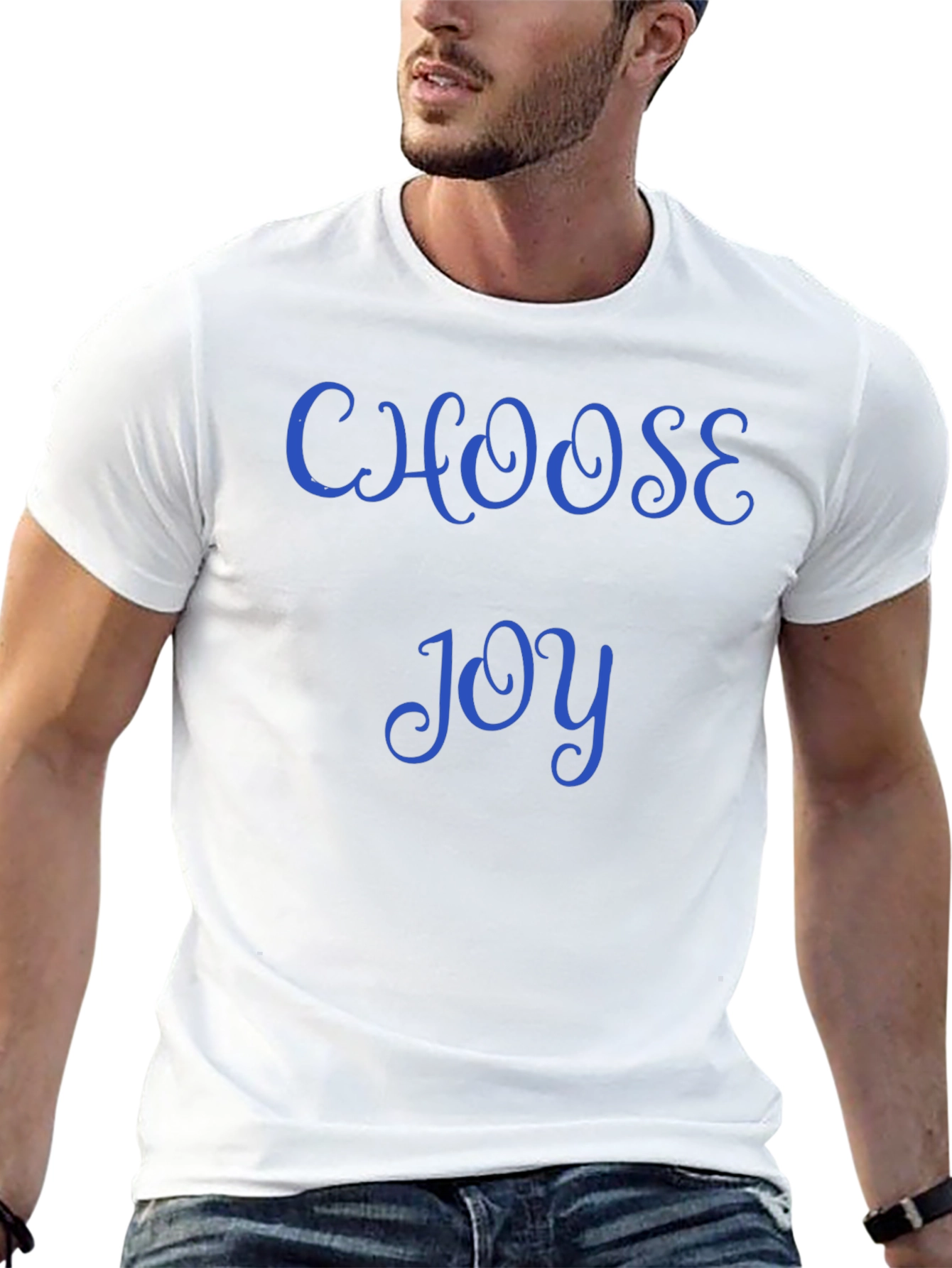 Black Choose Joy Black T-Shirt view 13