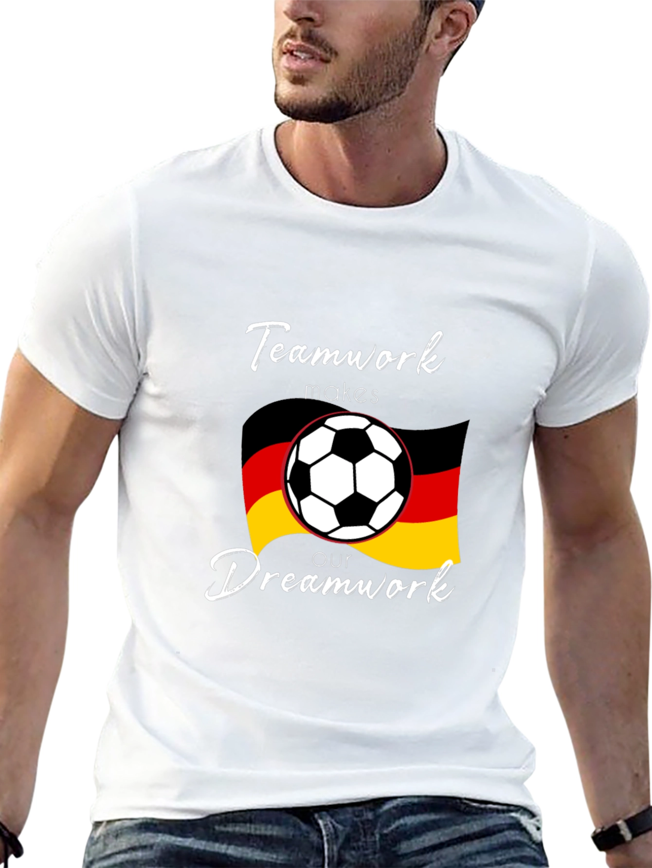 Teamwork Dreamwork Soccer T-Shirt - 13