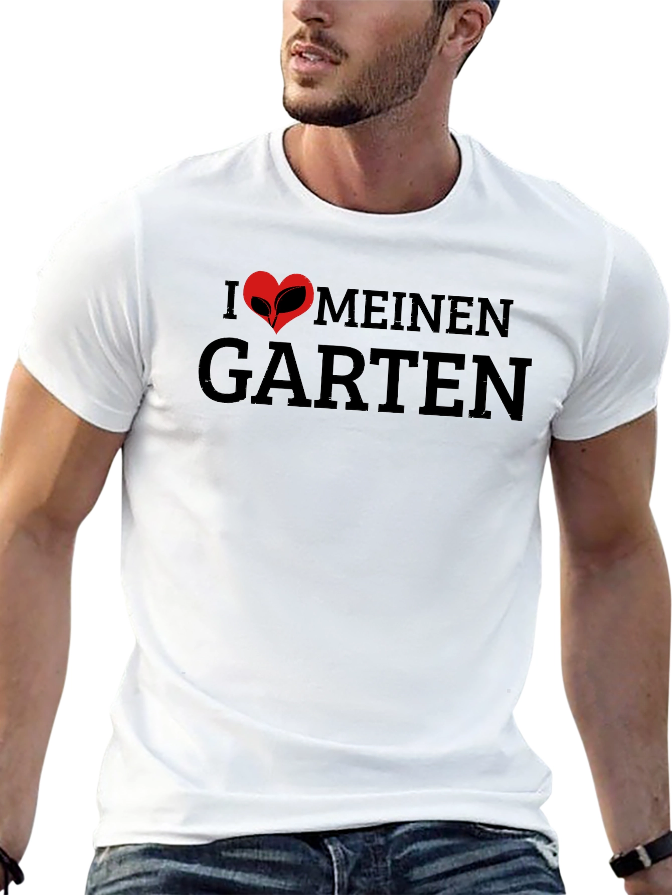 Black I Love My Garden T-Shirt - German Garden Lover view 13