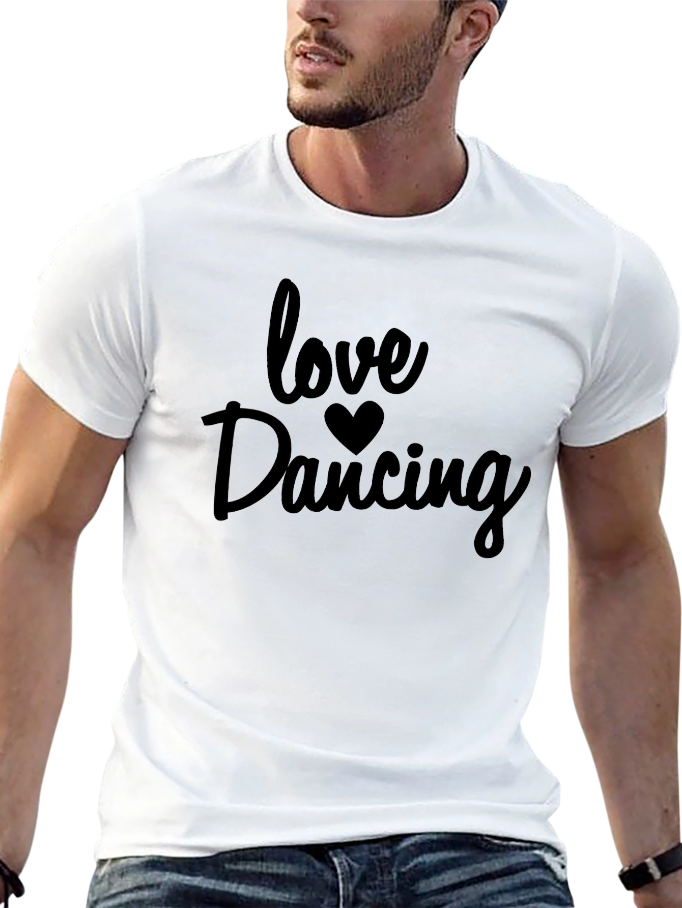 Black Love Dancing Black Graphic Tee Shirt view 13