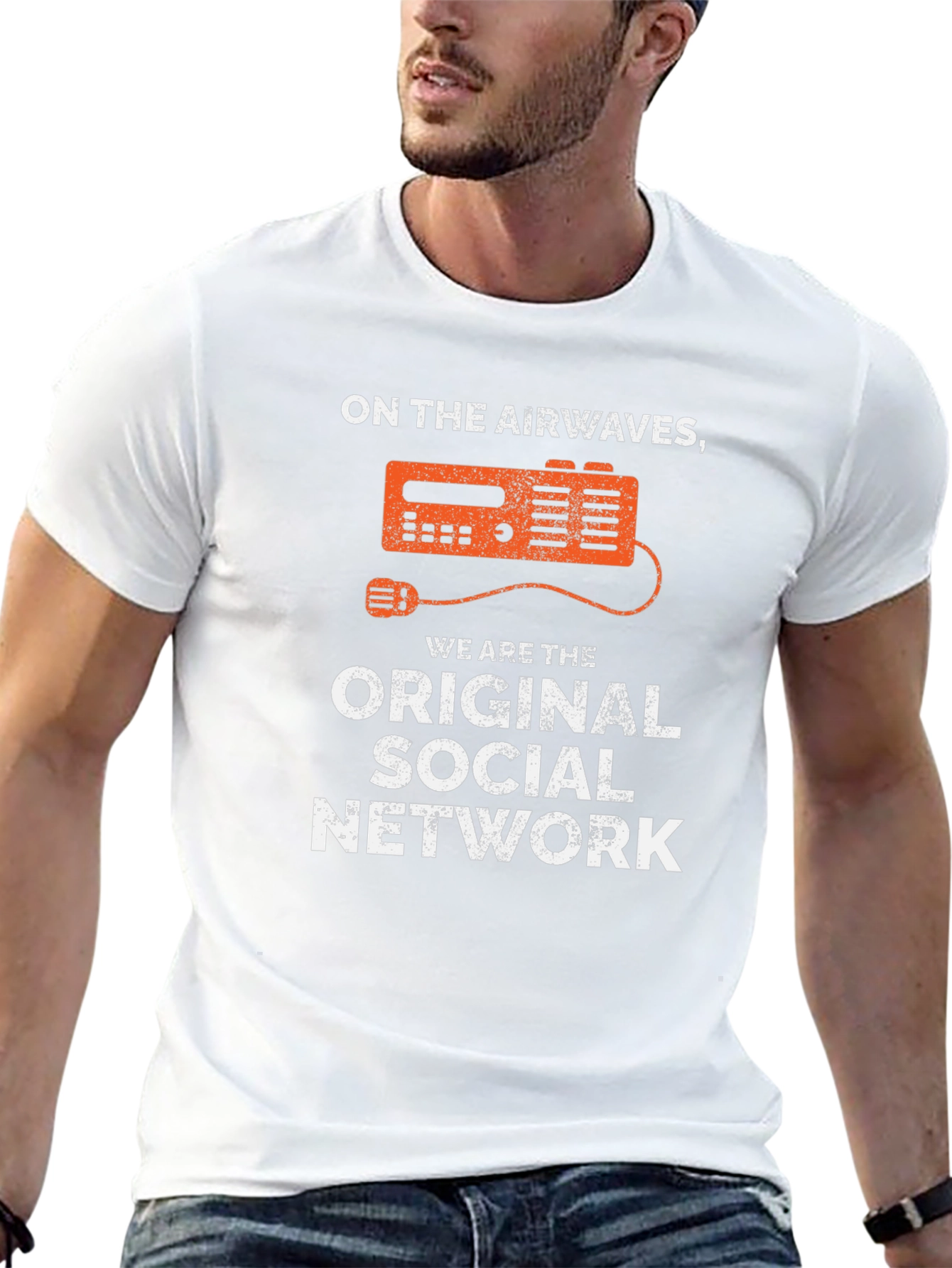 Black On the Airwaves Original Social Network T-Shirt view 13