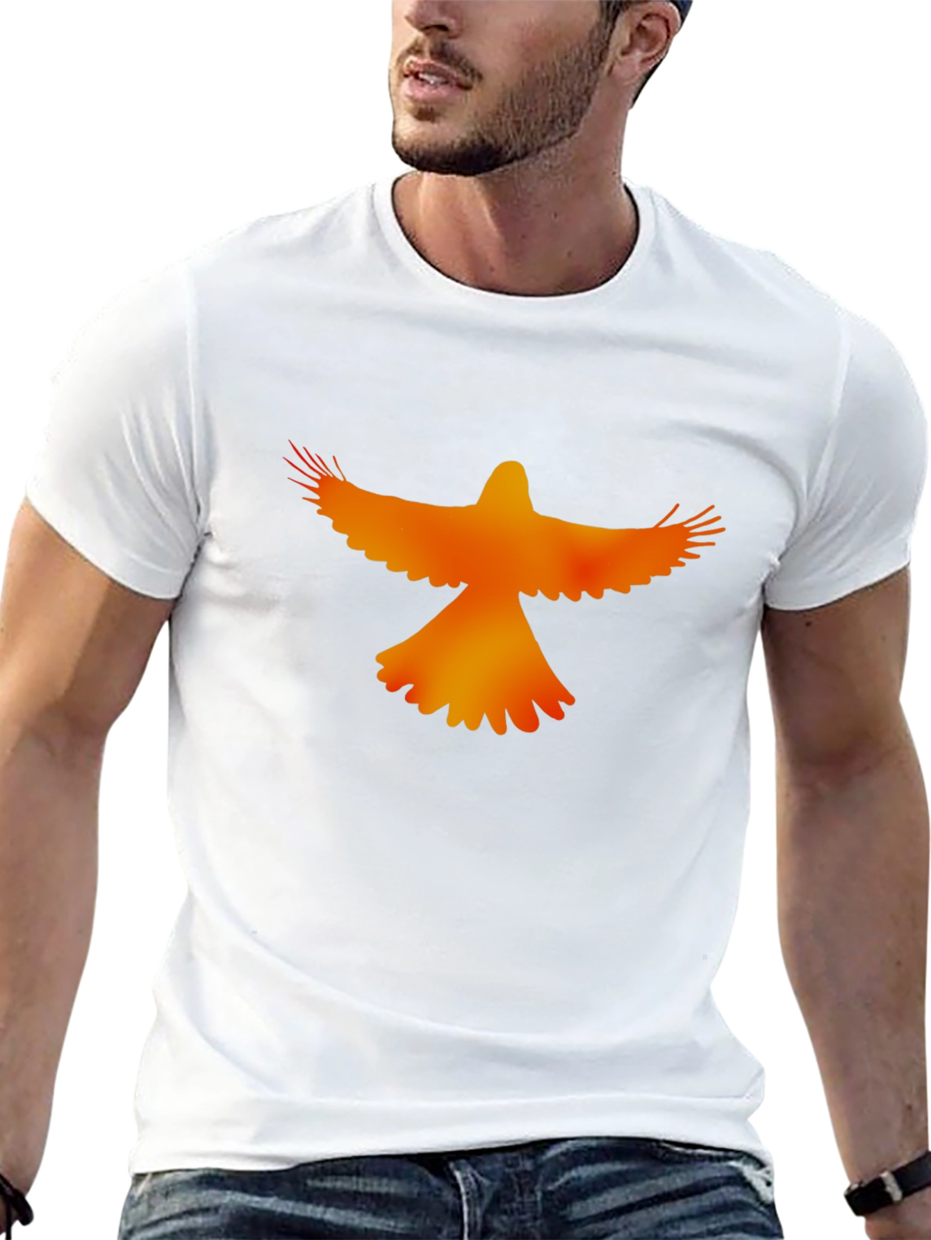 Black Phoenix Rising Graphic T-Shirt view 13
