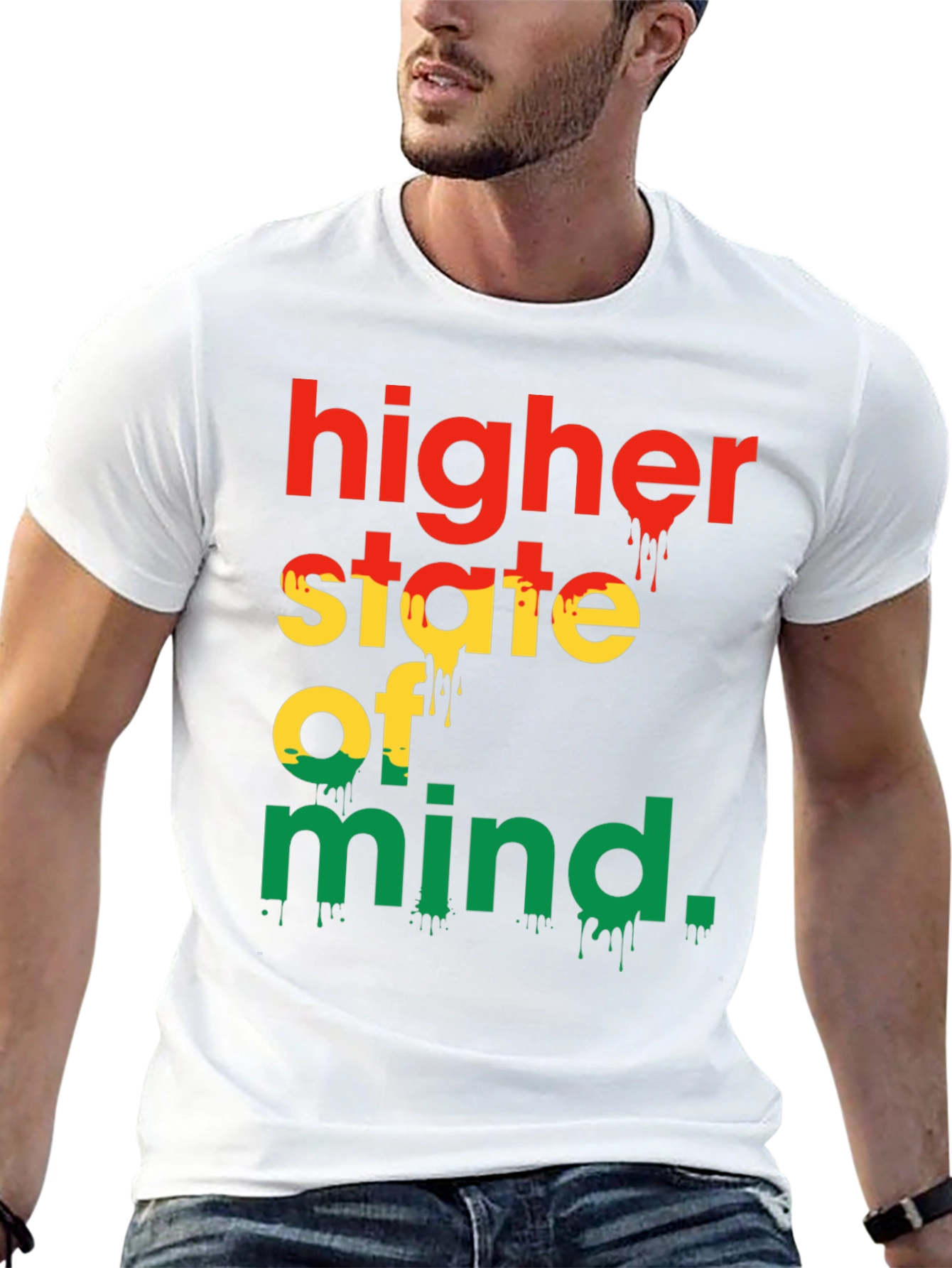 Black Higher State of Mind Graphic Tee view 13