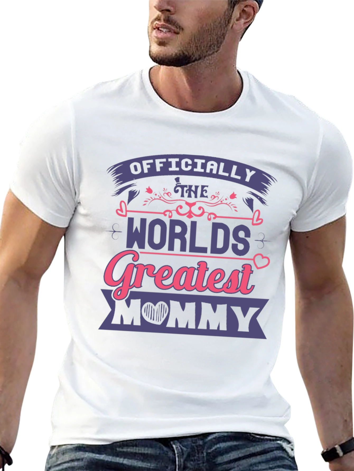 Black Greatest Mommy Ever Graphic T-Shirt view 13