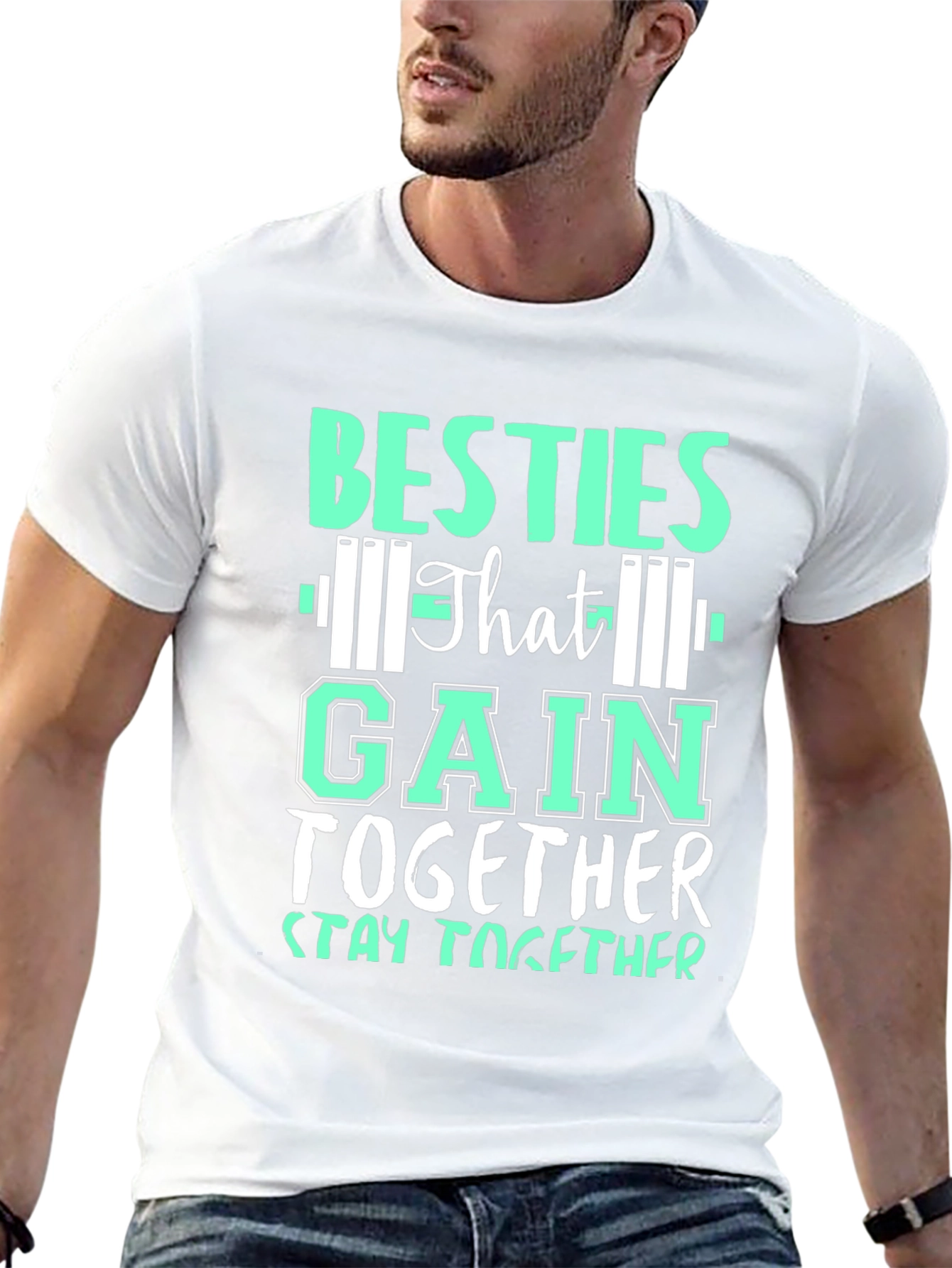 Besties That Gain Together Stay Together T-Shirt - 13