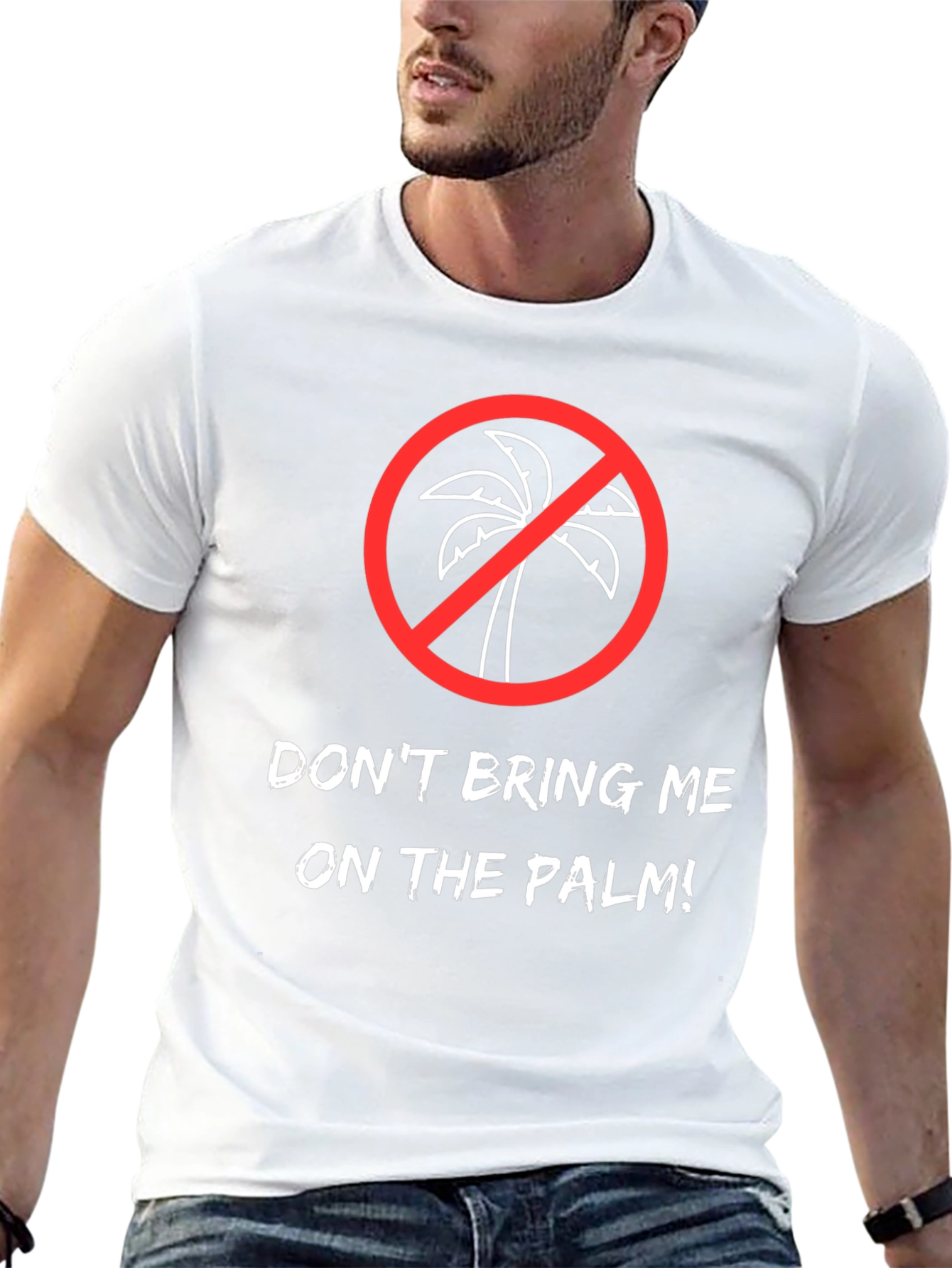 Black Don't Bring Me on the Palm! Graphic Tee view 13
