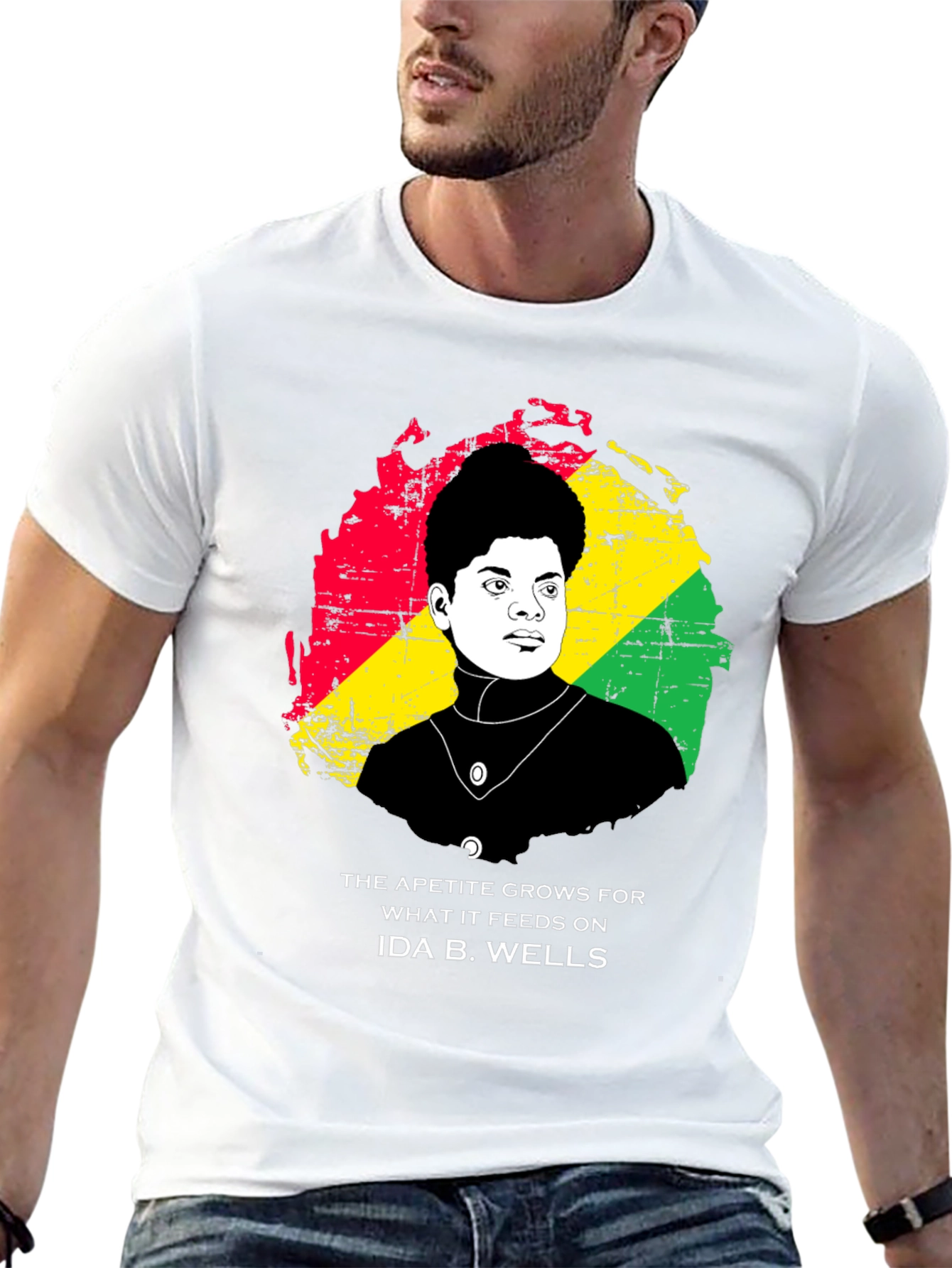 Black Ida B. Wells Graphic T-Shirt - Black view 13