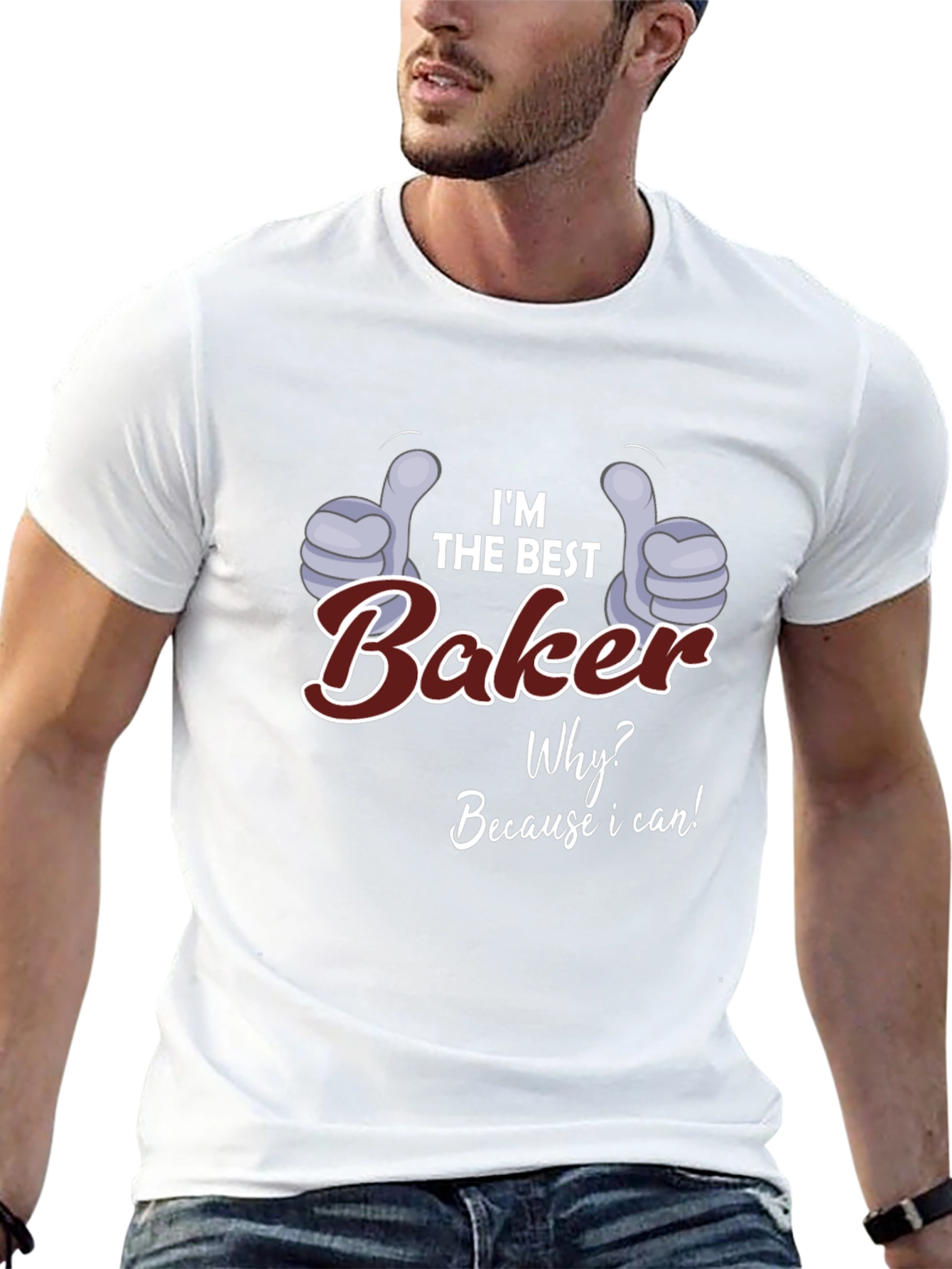 Black I'm the Best Baker T-Shirt - Funny Baking Gift view 13