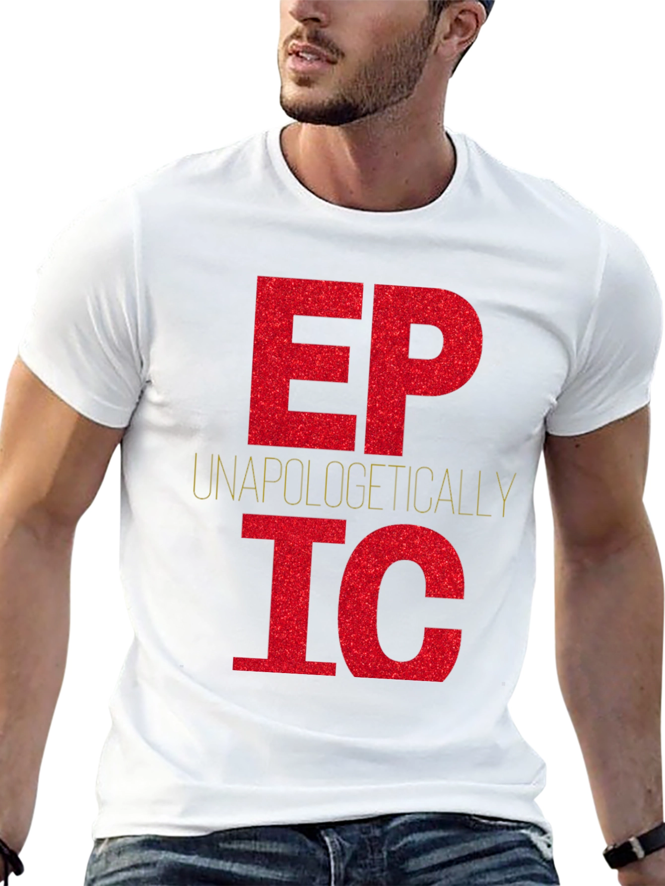Black Unapologetically Epic T-Shirt view 13