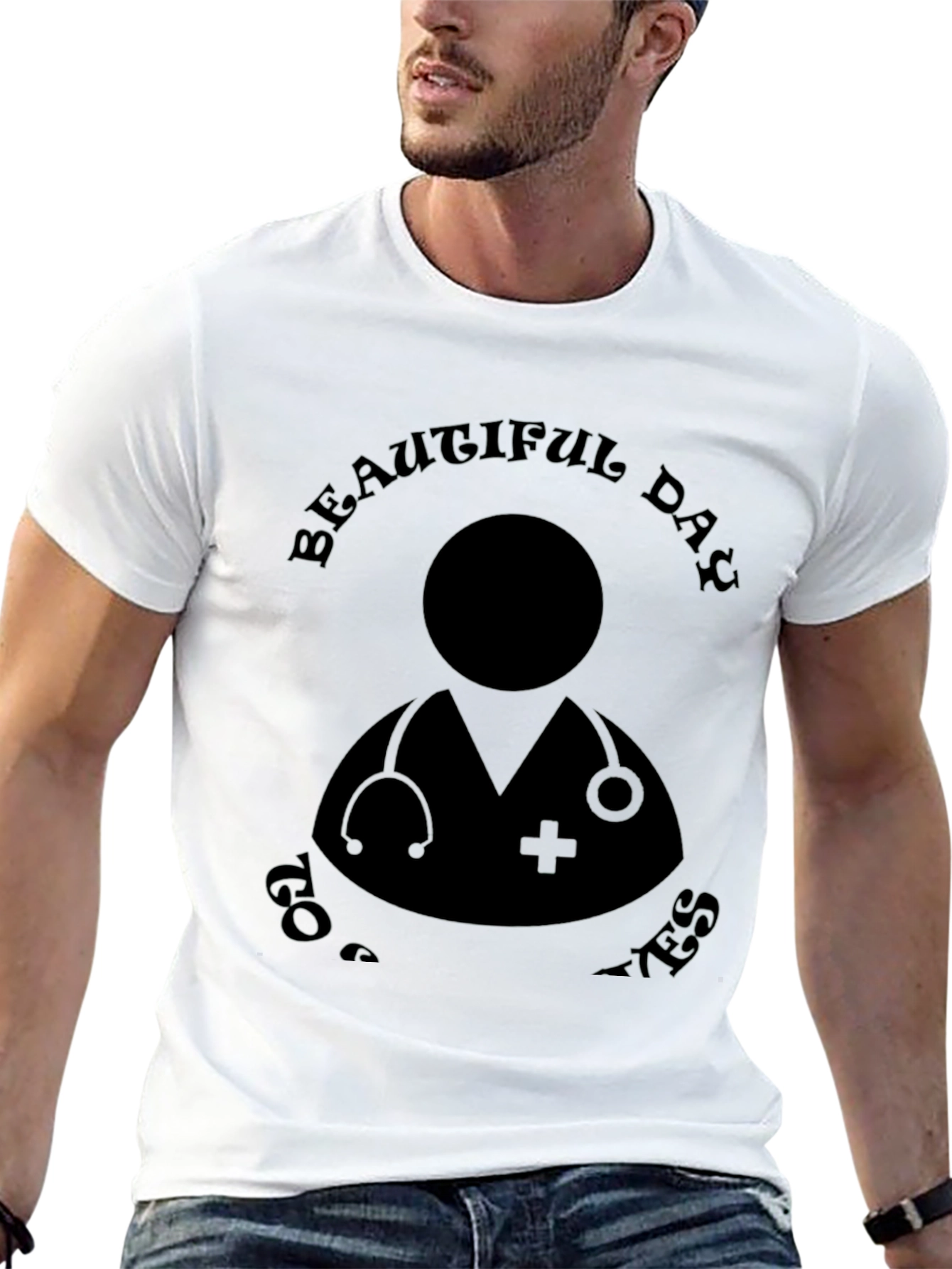 Black Beautiful Day To Save Lives Graphic Tee - Unisex view 13