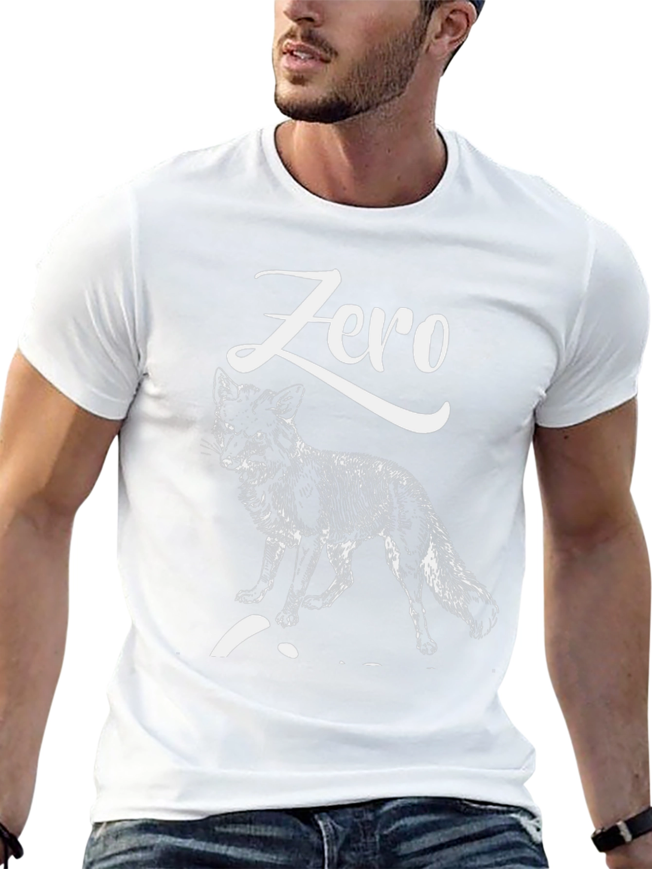 Black Zero Fox Given T-Shirt - Cool Graphic Tee view 13