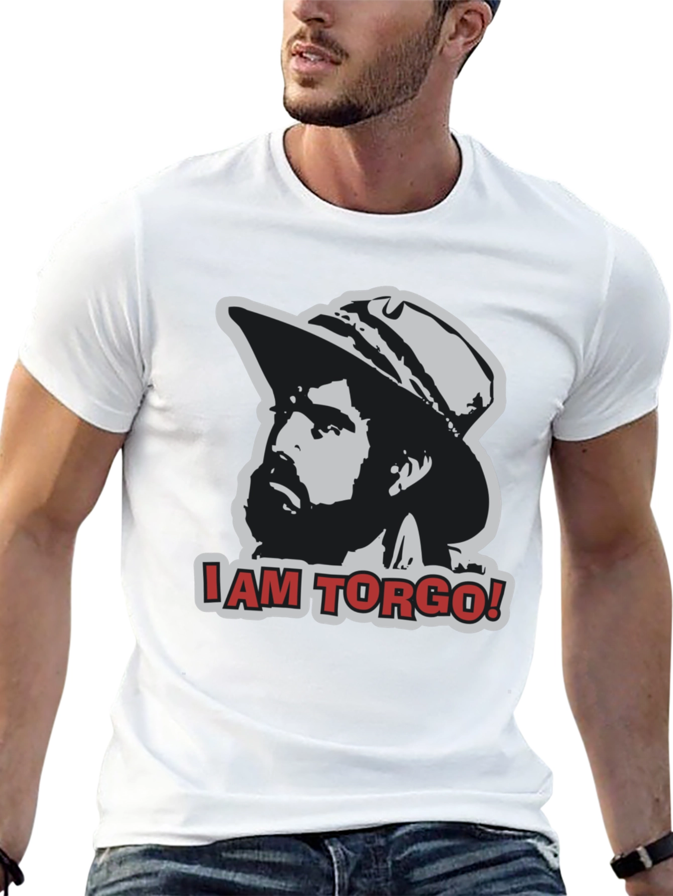 Black I am Torgo! T-Shirt - MST3K Tribute view 13