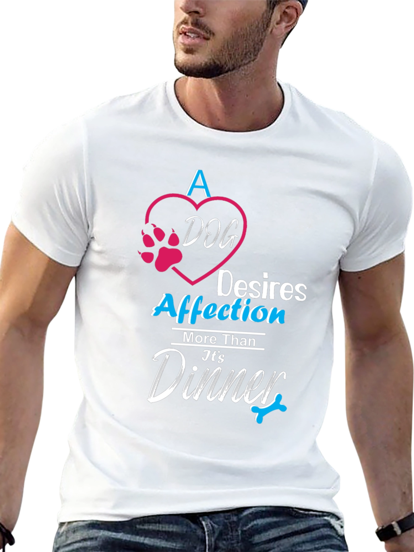Black Dog Affection Black T-Shirt view 13