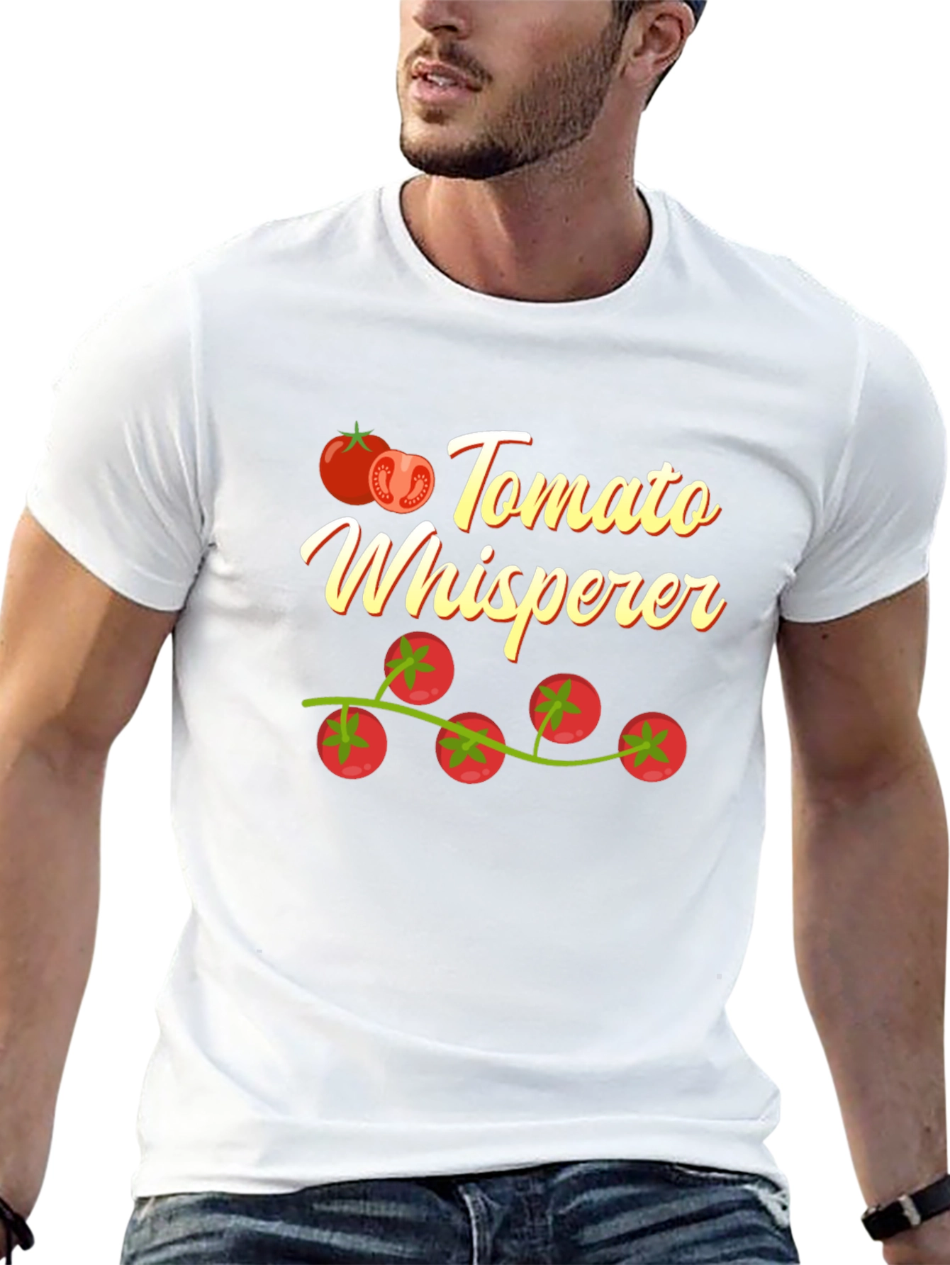 Tomato Whisperer Graphic T-Shirt - Garden Humor Tee - 13