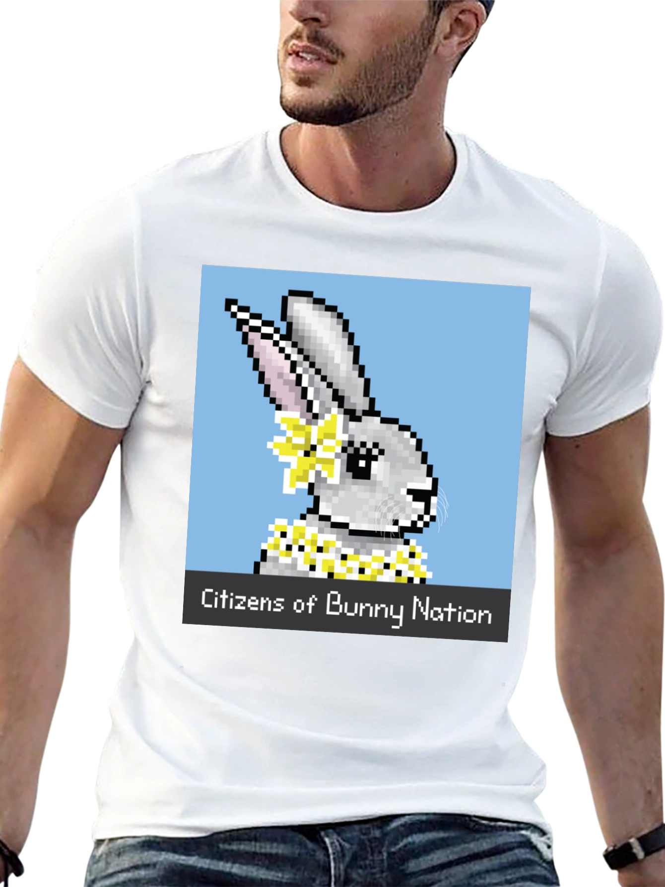 Black Citizens of Bunny Nation T-Shirt view 13