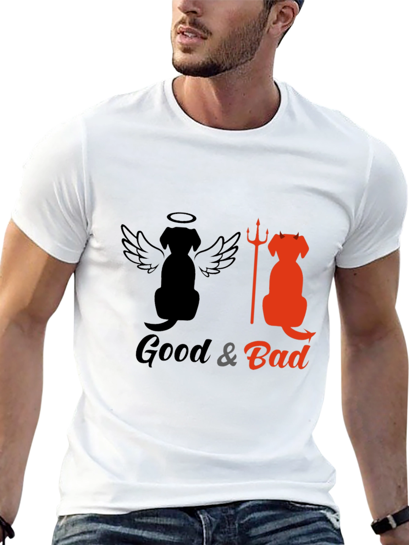 Good & Bad Dog Graphic Tee - 13