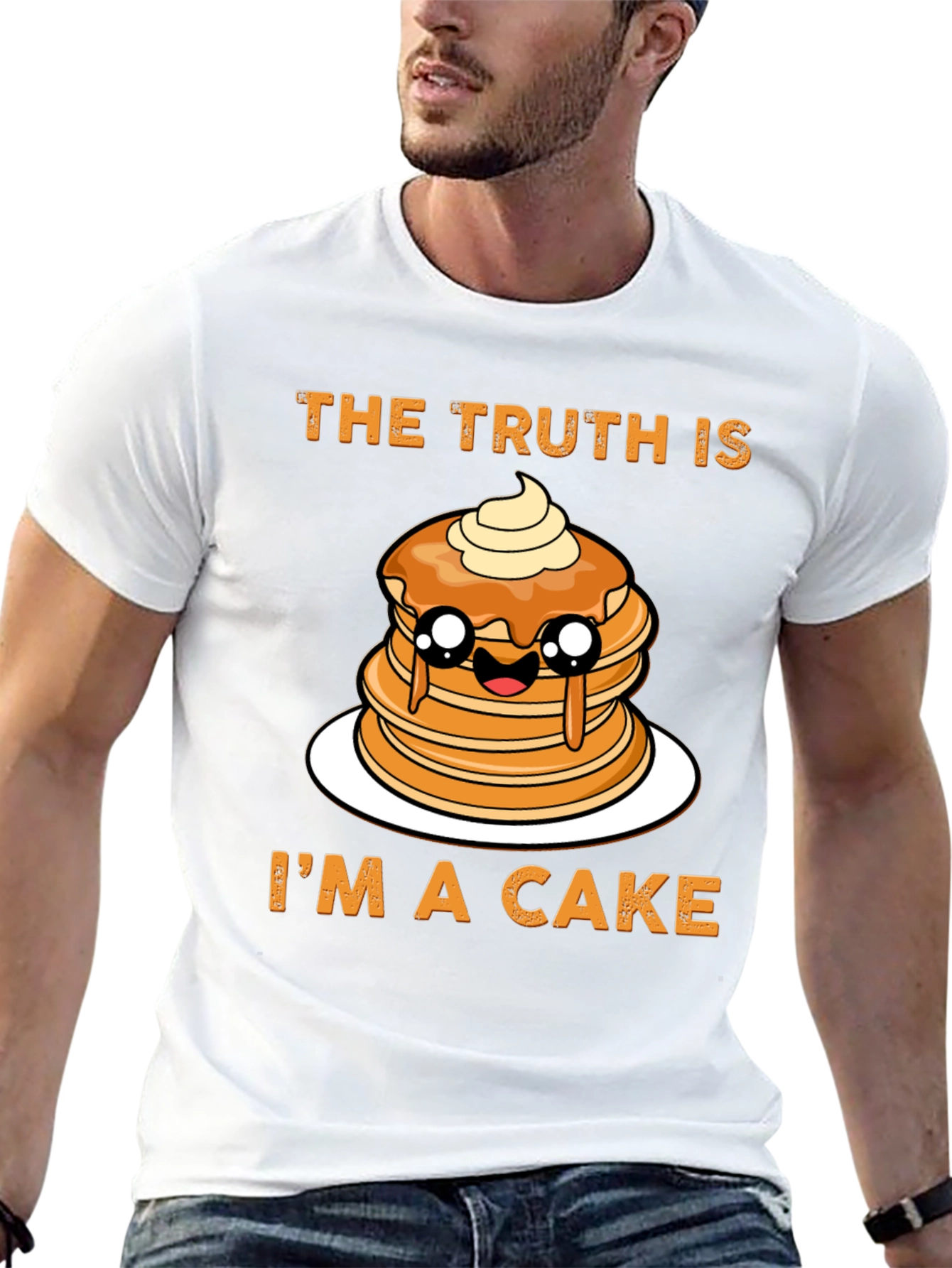 Black The Truth Is I'm A Cake T-Shirt view 13
