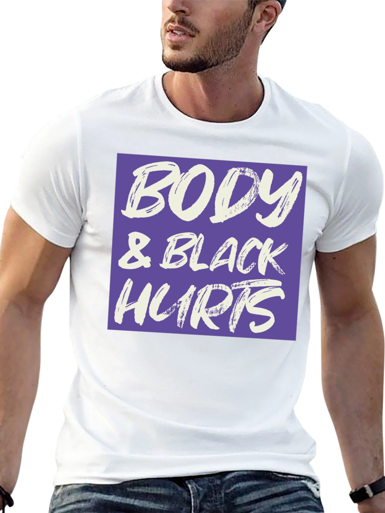 Black Body and Black Hurts T-Shirt view 13