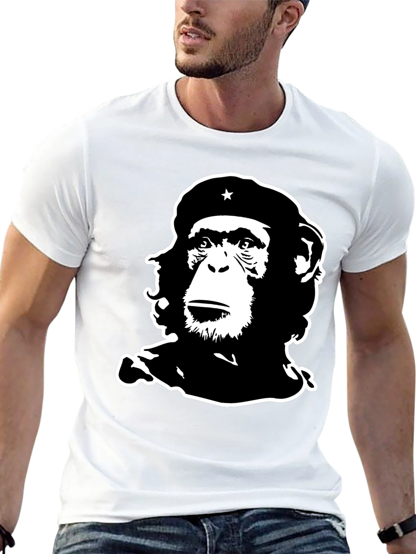 Black Chimp Guevara T-Shirt - Black Graphic Tee view 13