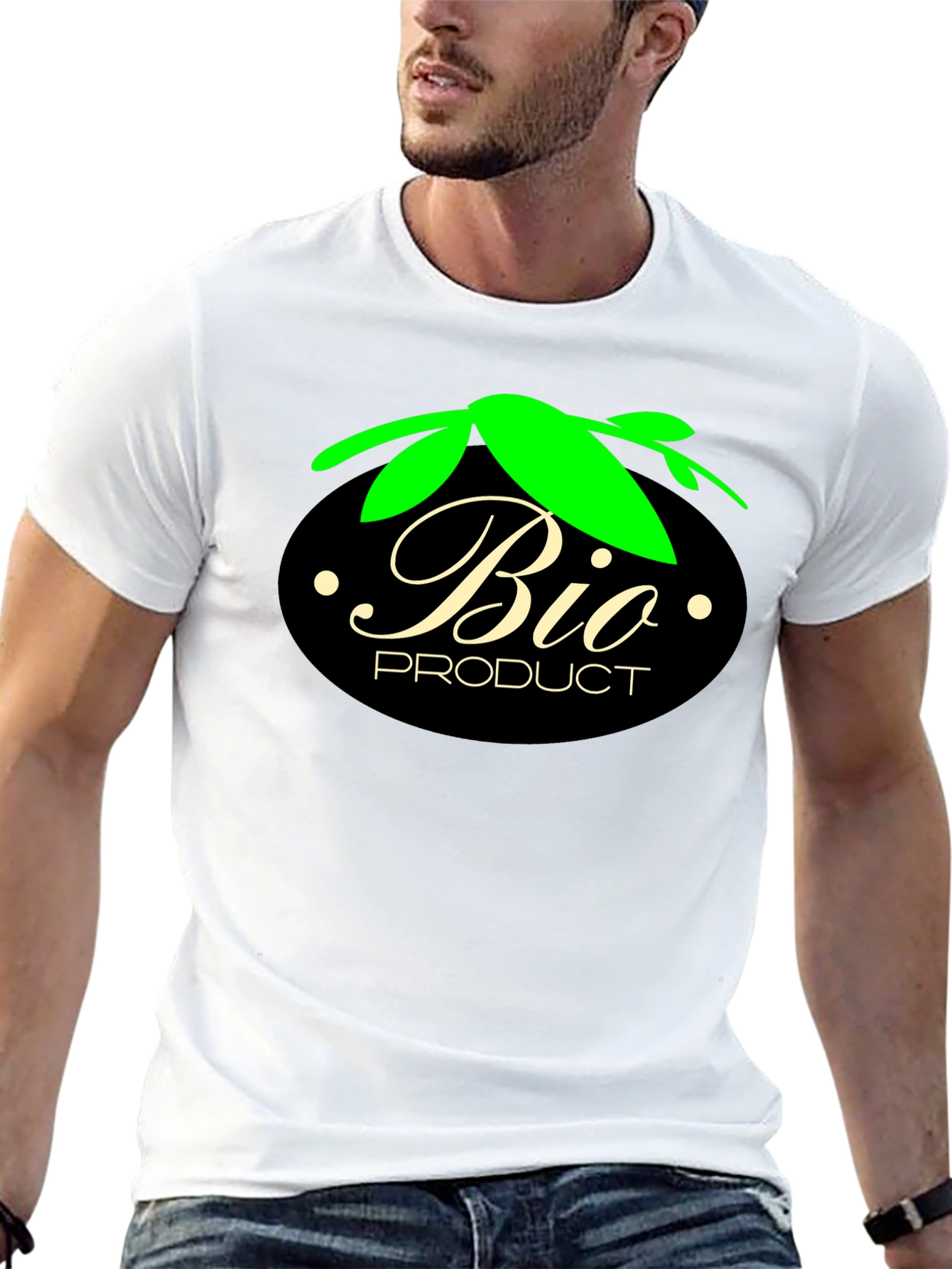 Black Bio Product Black T-Shirt - Eco-Friendly Style view 13