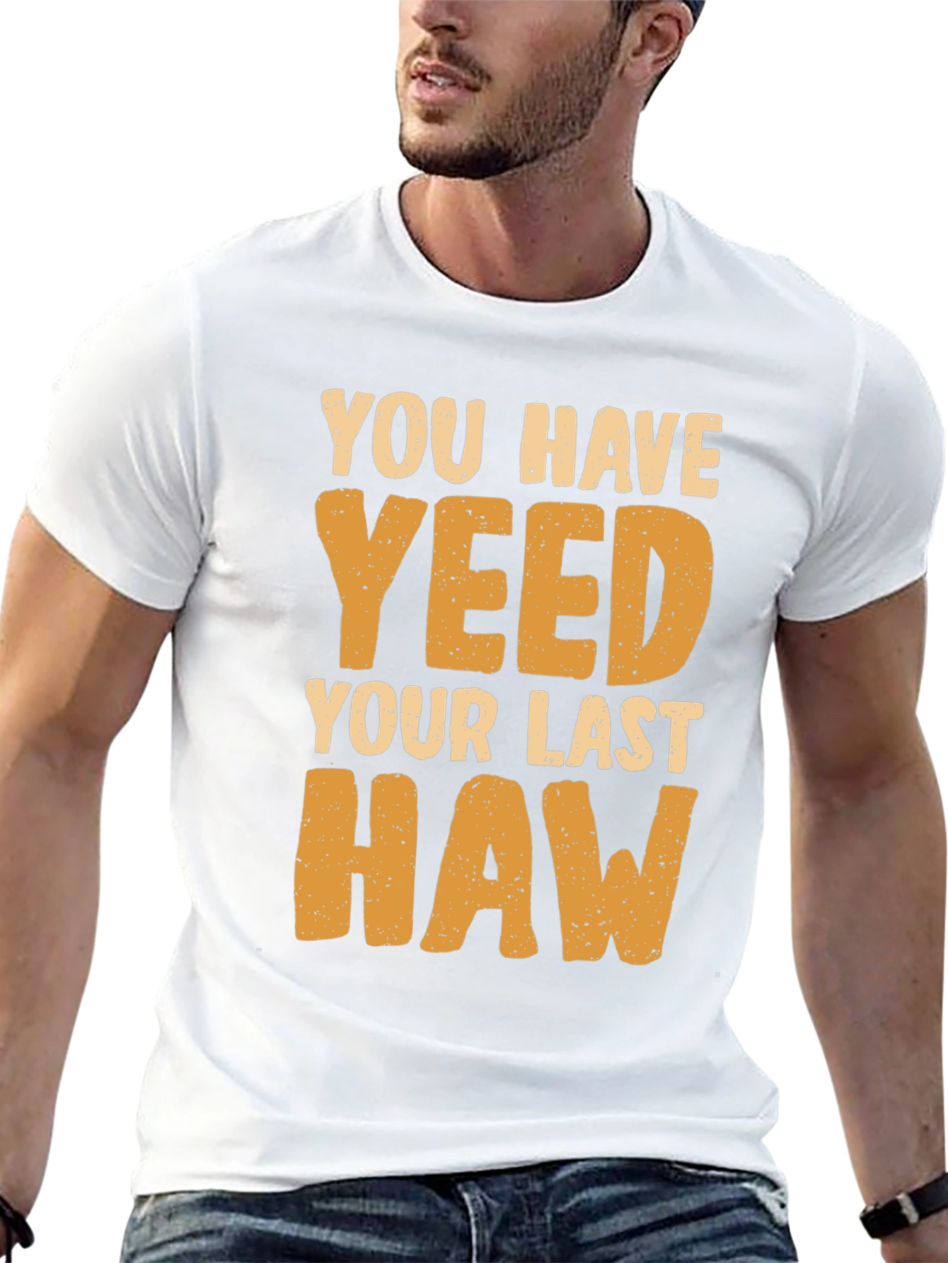 Black You Have Yeeted Your Last Haw Funny T-Shirt view 13