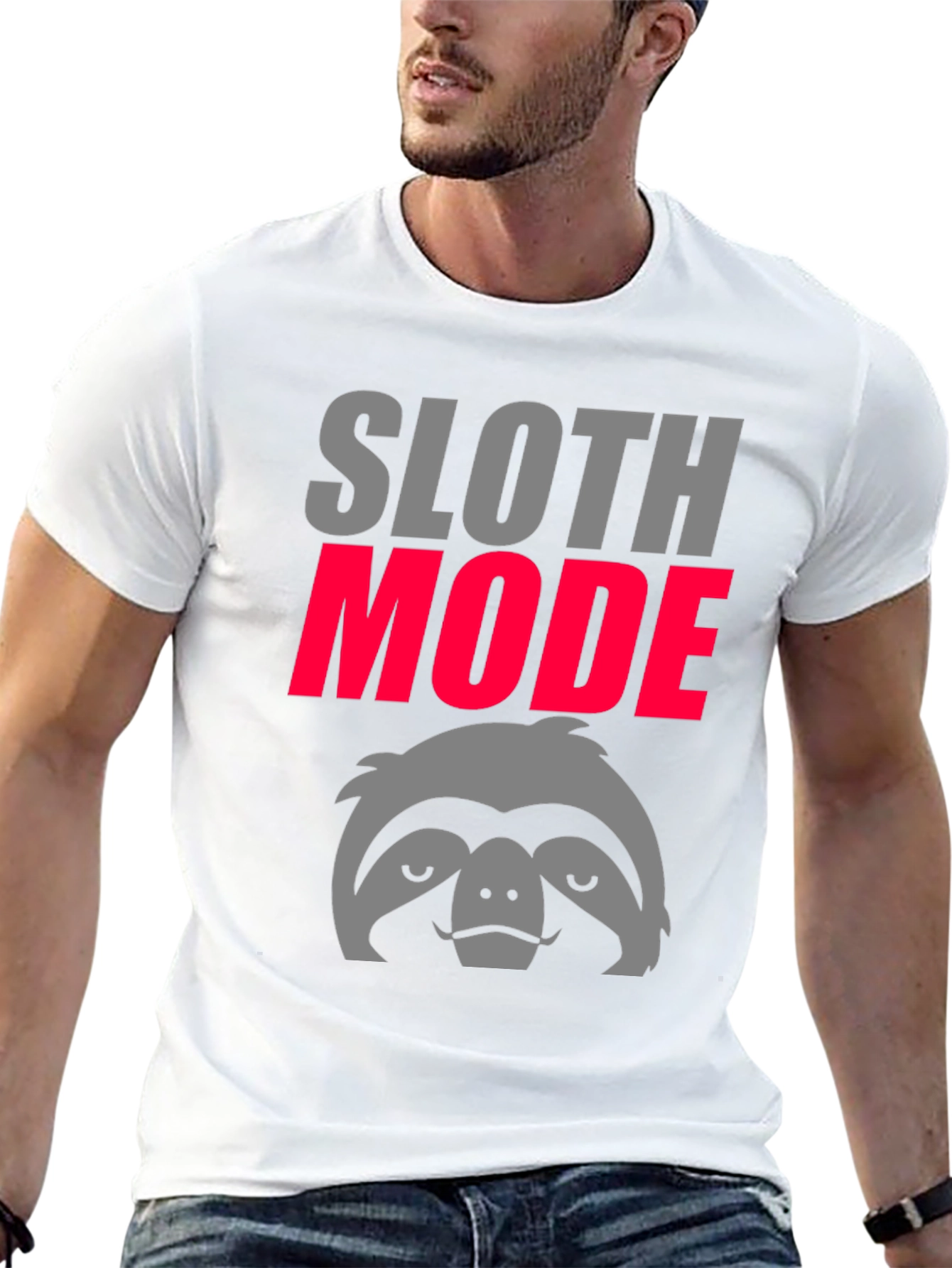Black Sloth Mode Graphic Tee - Lazy Day Comfort view 13