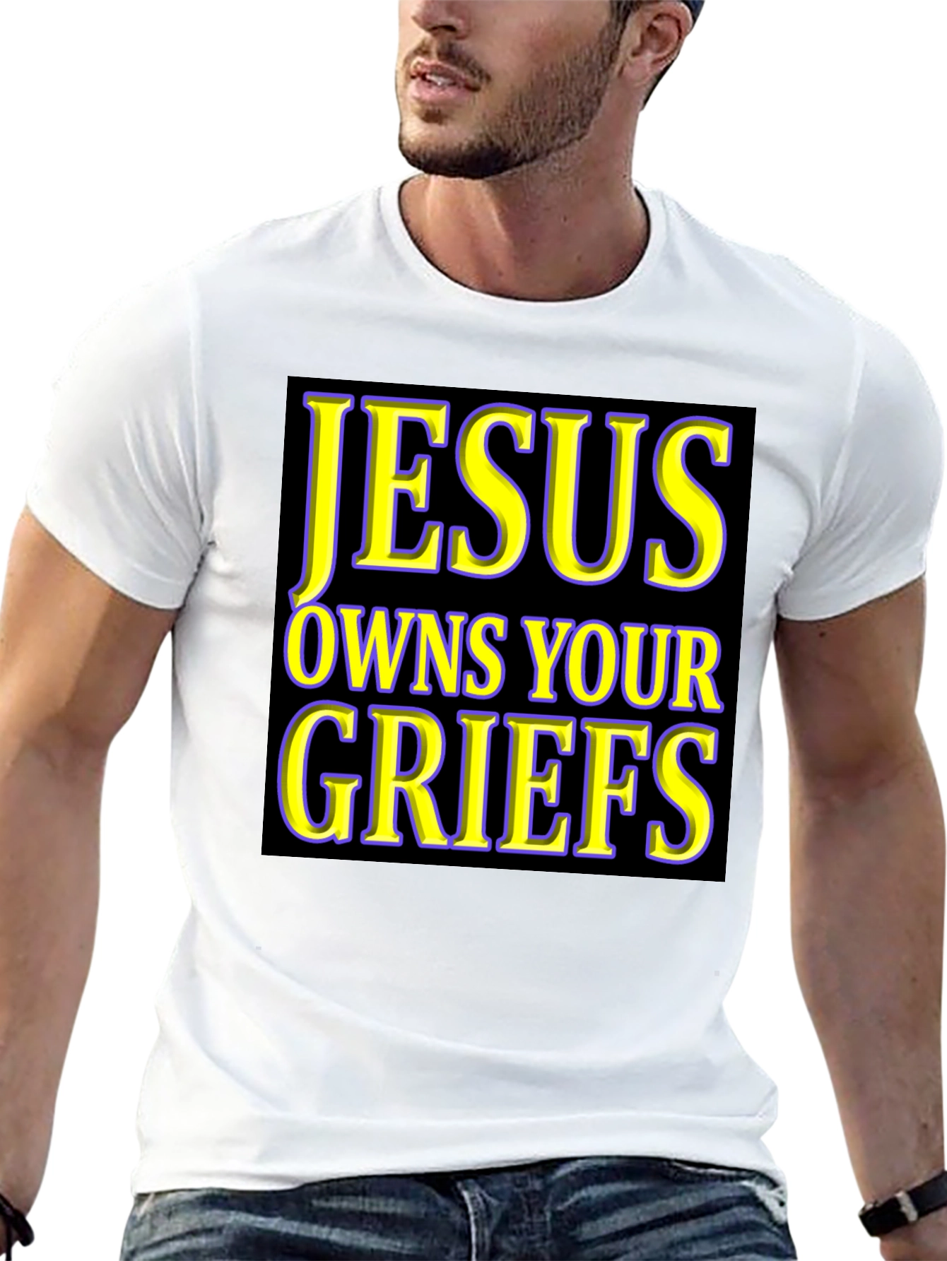 Black Jesus Owns Your Griefs T-Shirt view 13