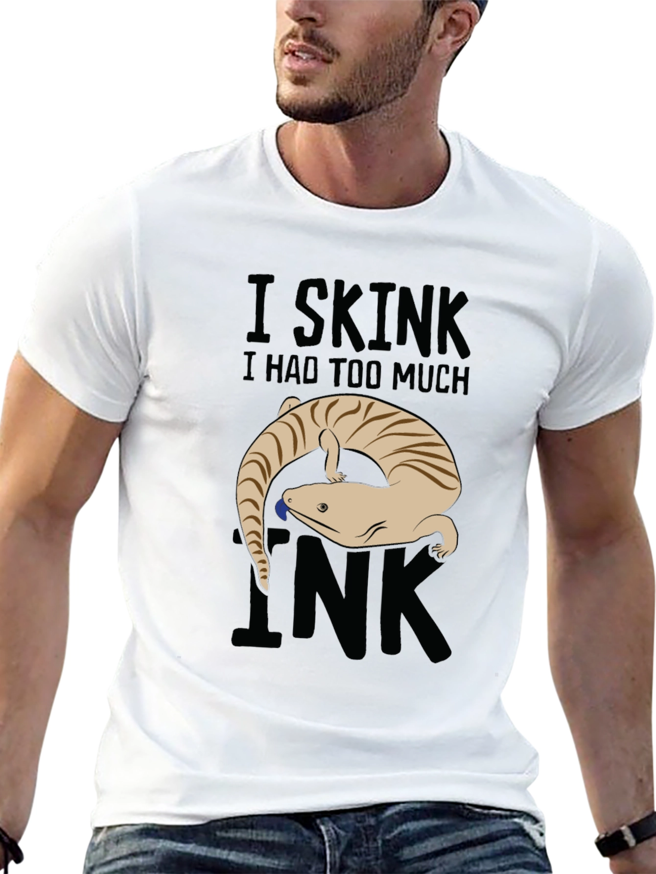 Black I Skink I Had Too Much Ink Graphic Tee view 13