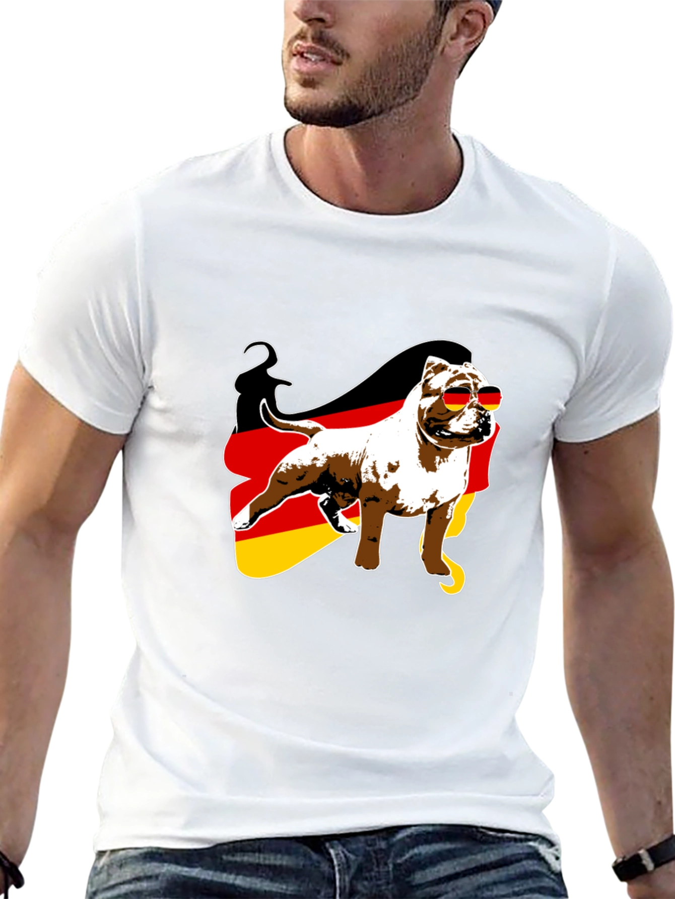 German Flag Pitbull T-Shirt - 13