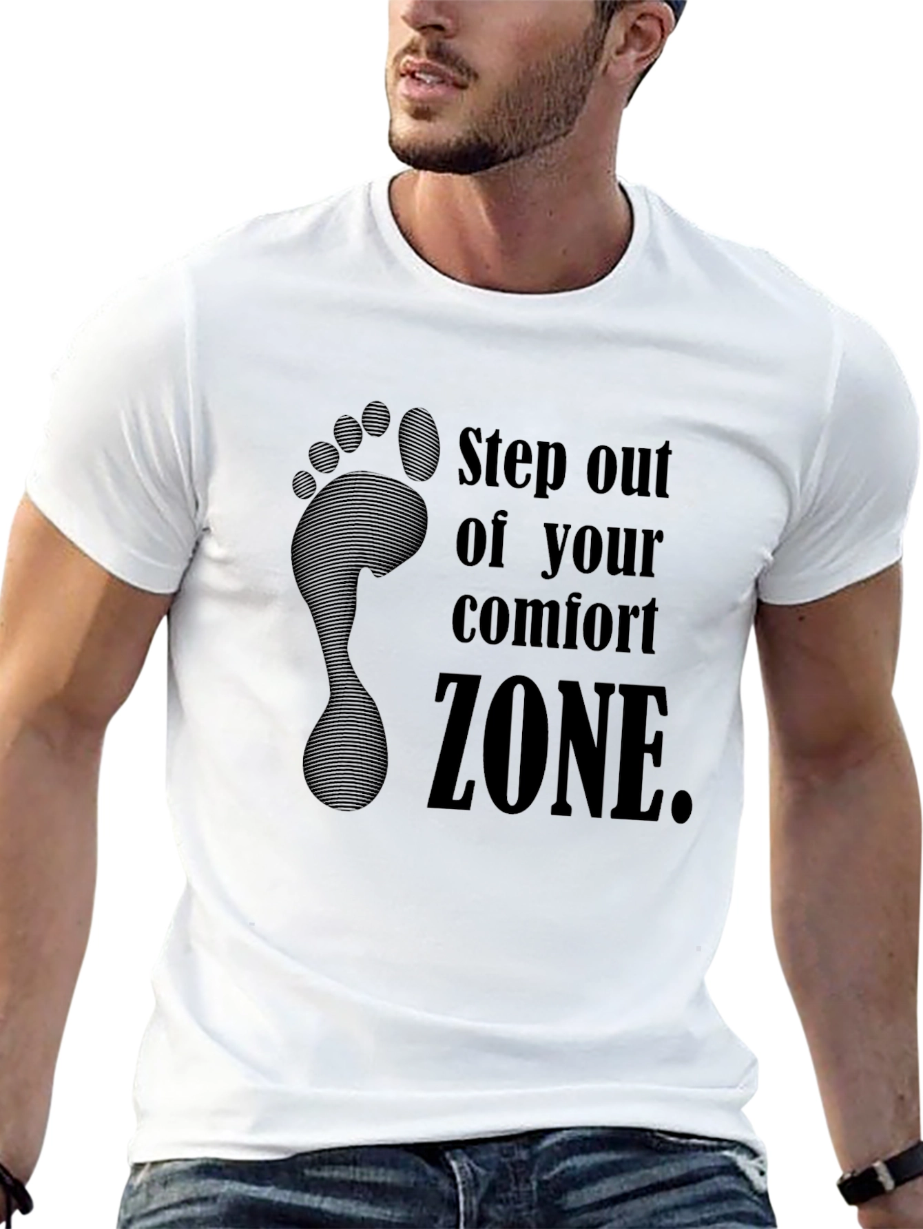 Step Out of Your Comfort Zone Graphic Tee - 13