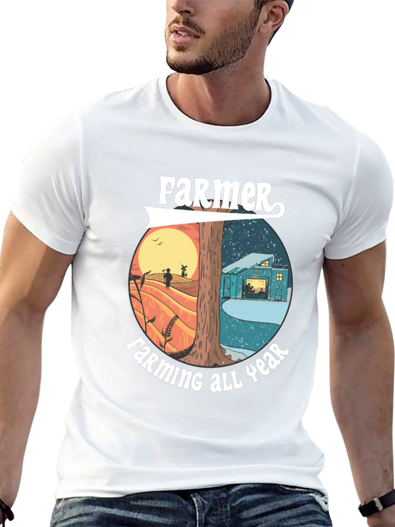 Black Farmer All Year Round Graphic Tee - Cotton Blend view 13