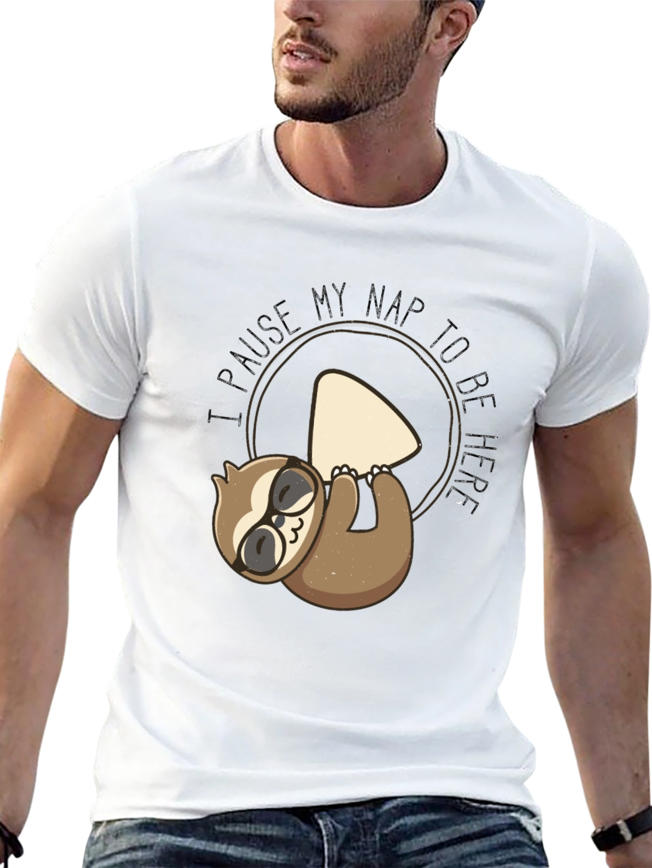 Funny Sloth Nap T-Shirt - Pause My Nap - 13