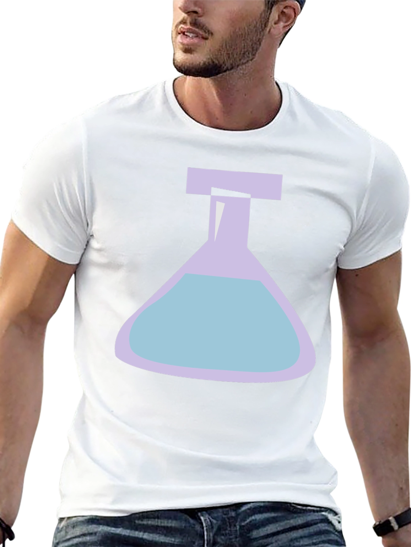 Black Science Flask Graphic T-Shirt view 13