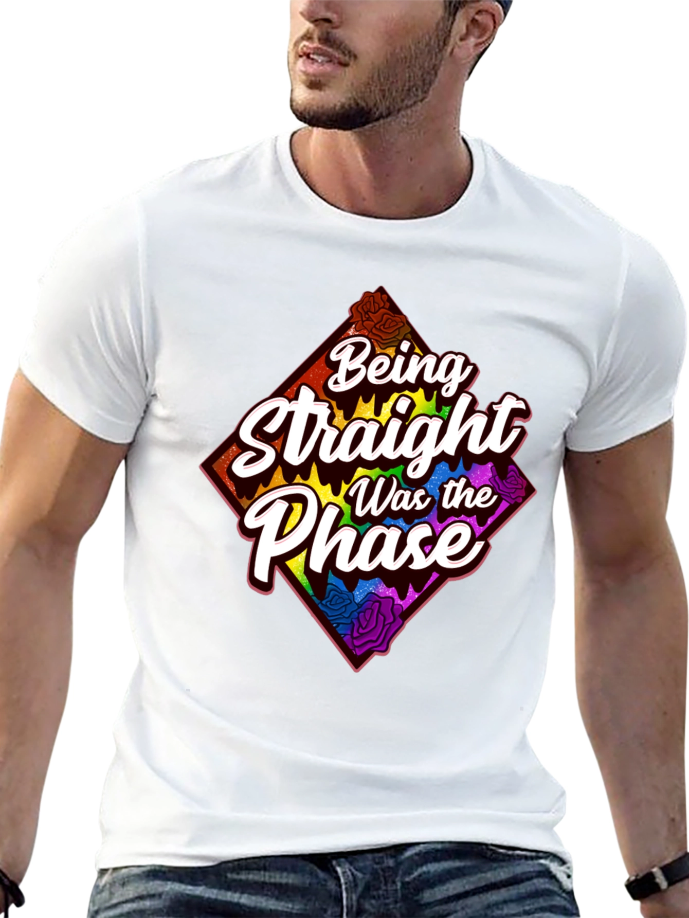 Black Being Straight Was the Phase Graphic Tee view 13