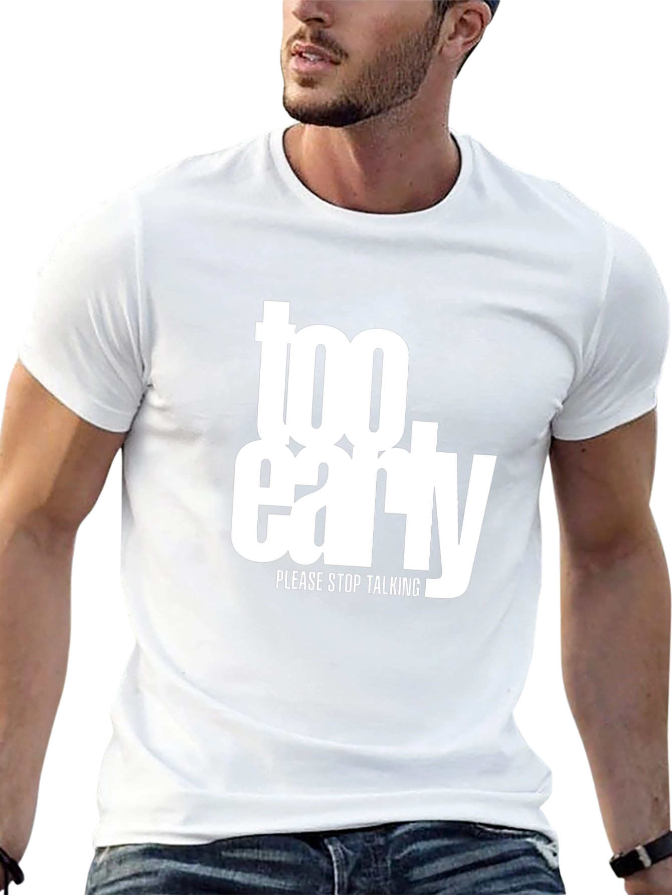 Black Too Early Graphic Tee - Stop Talking, Please! view 13