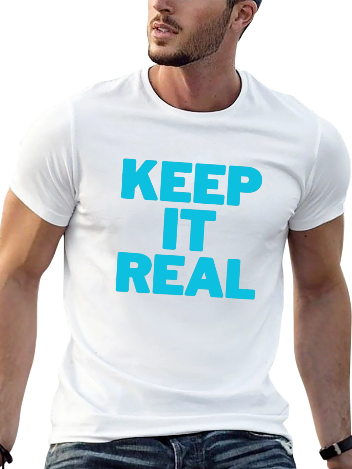 Black Keep it Real Black T-Shirt view 13