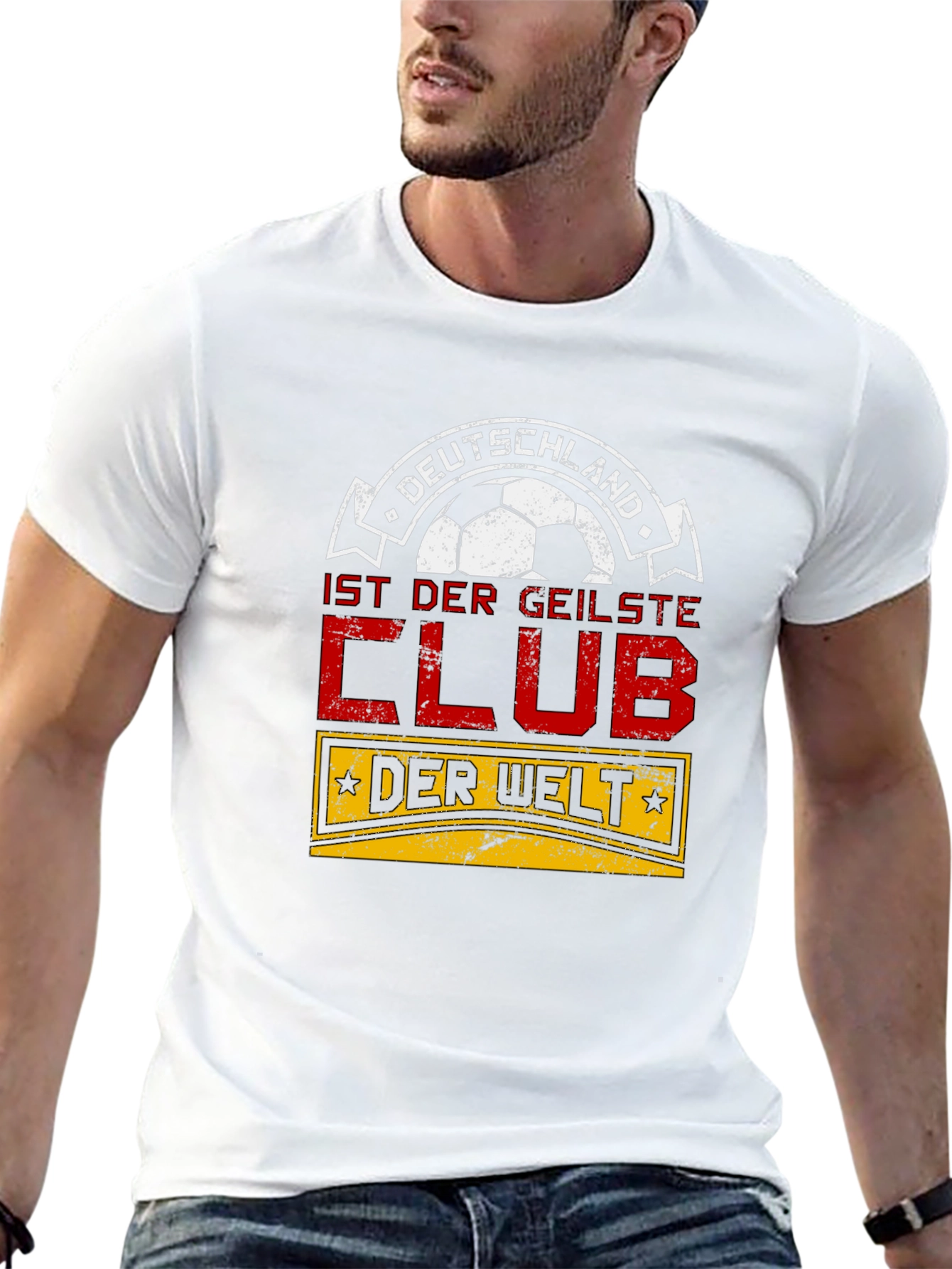 Black Deutschland Soccer Fan T-Shirt - Der Geilste Club view 13