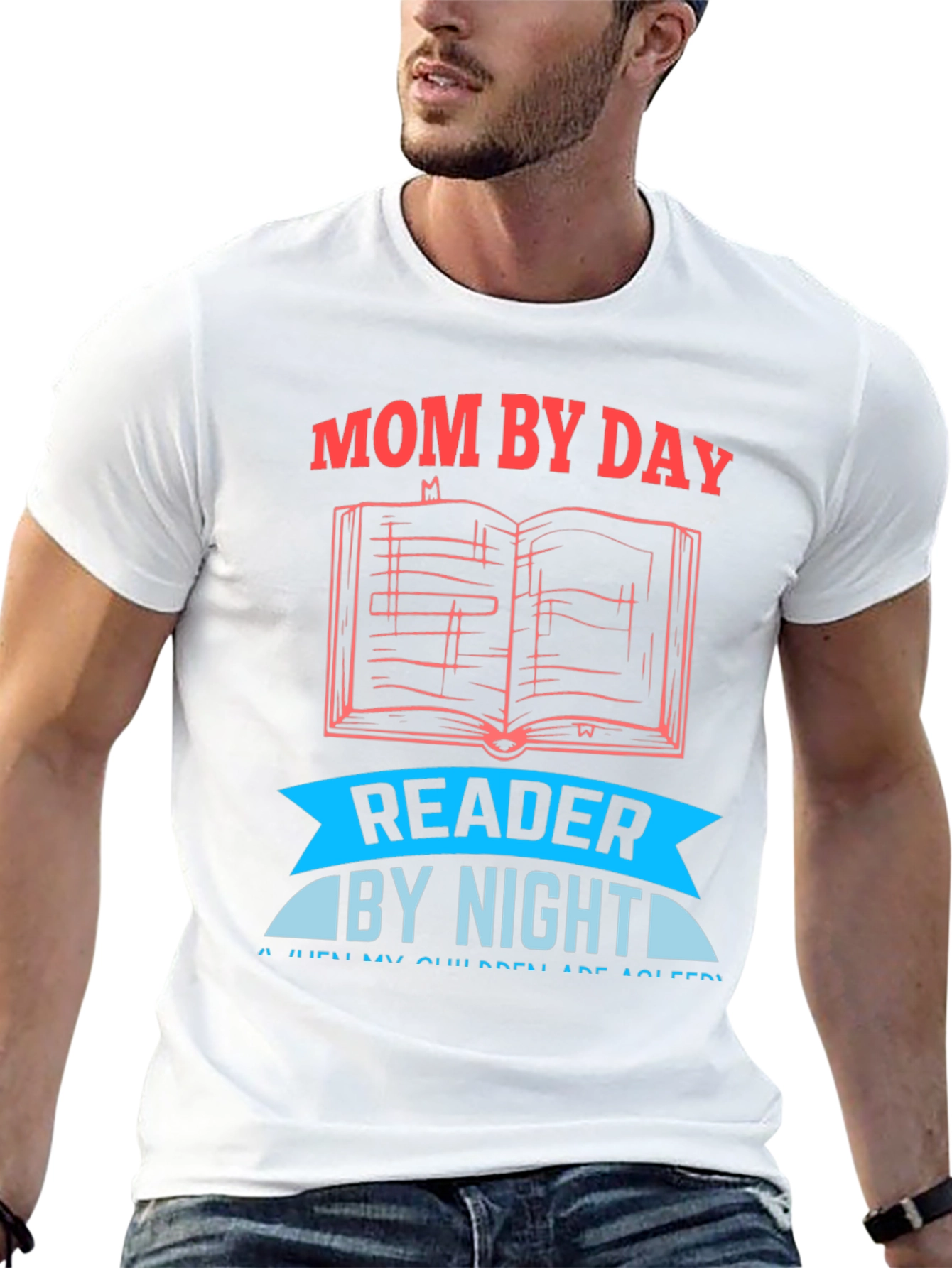 Black Mom By Day Reader By Night T-Shirt view 13