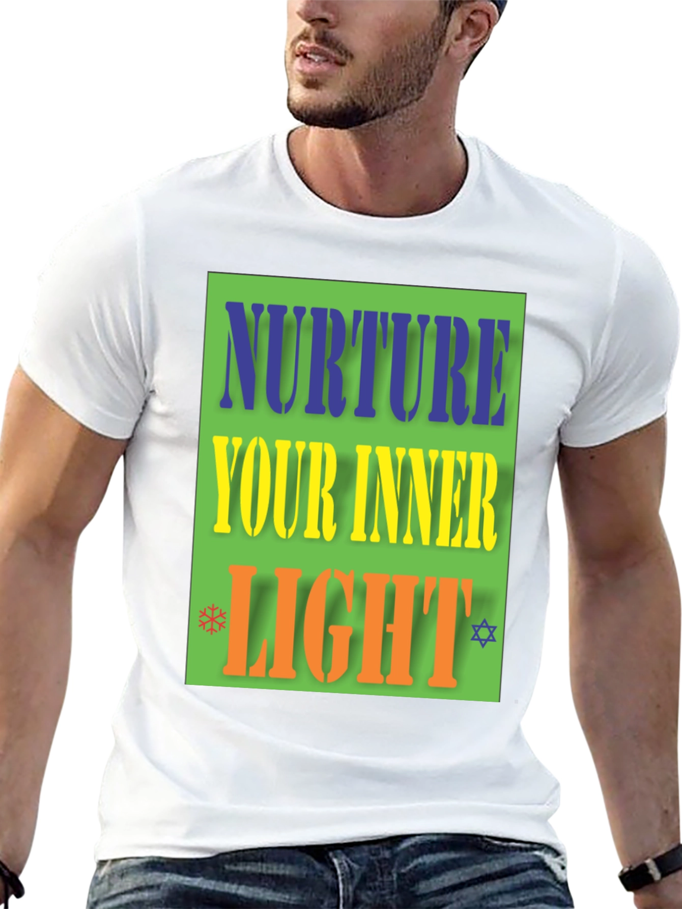 Black Nurture Your Inner Light Graphic Tee view 13