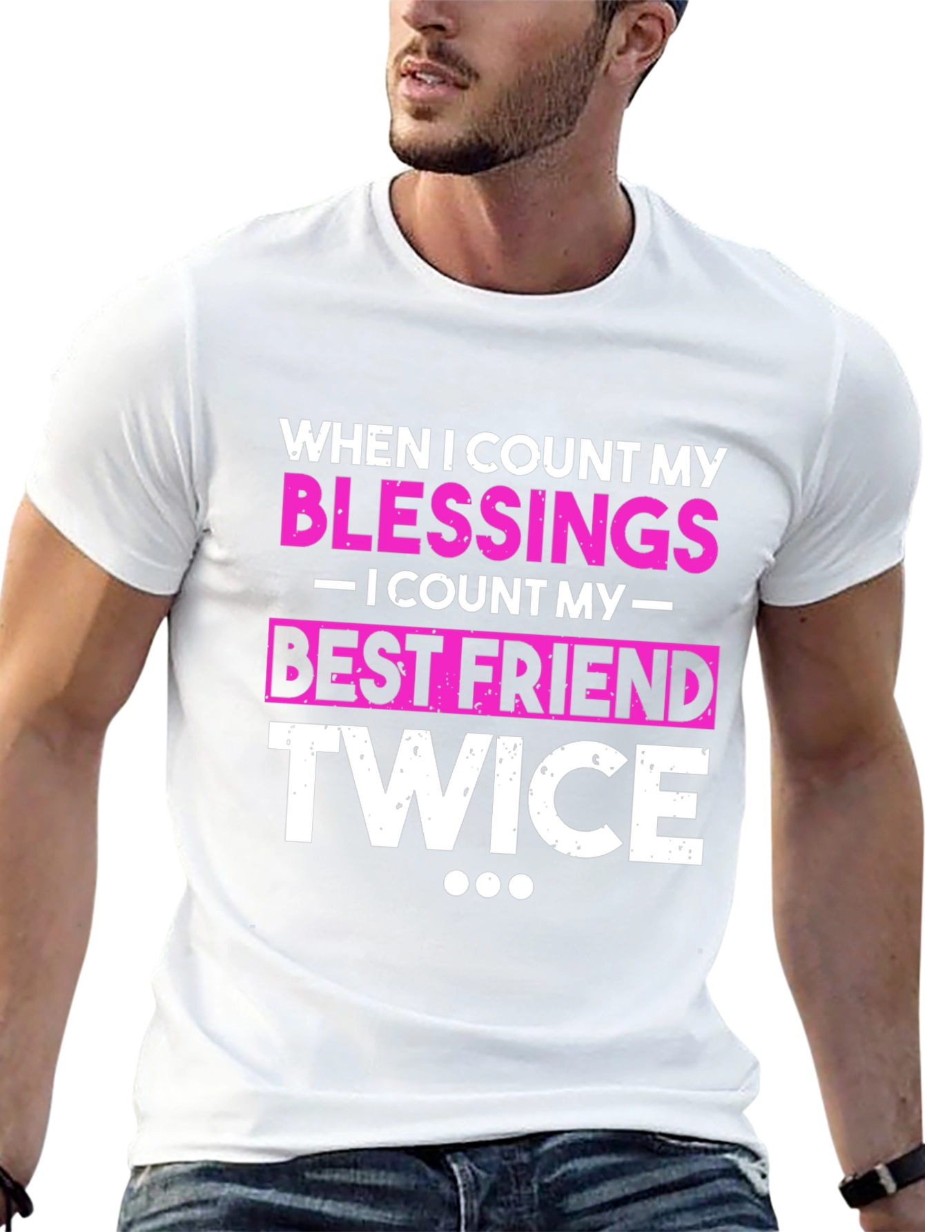 Black Blessings Best Friend Twice Black T-Shirt view 13