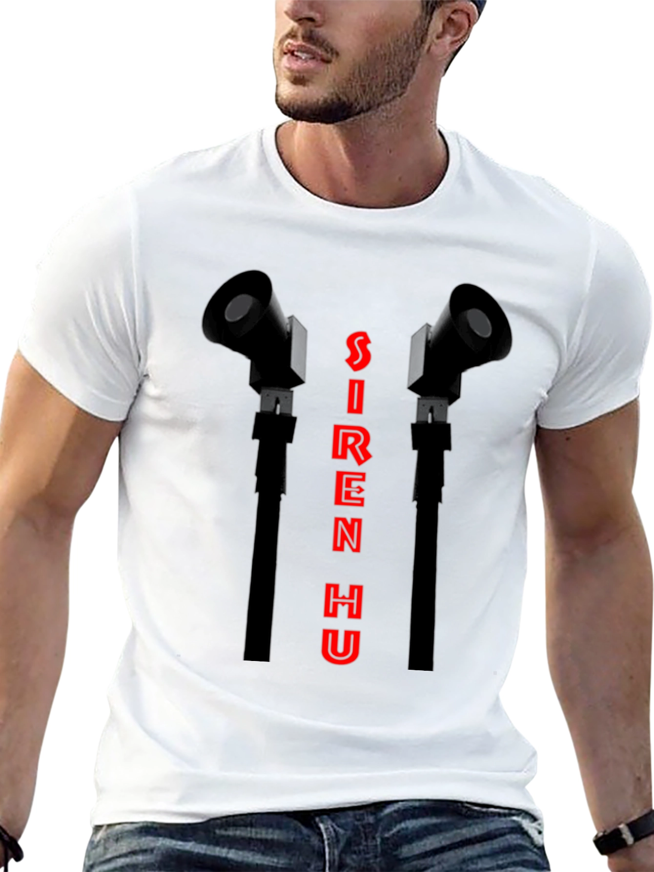 Black Siren Hu Graphic T-Shirt - Black view 13