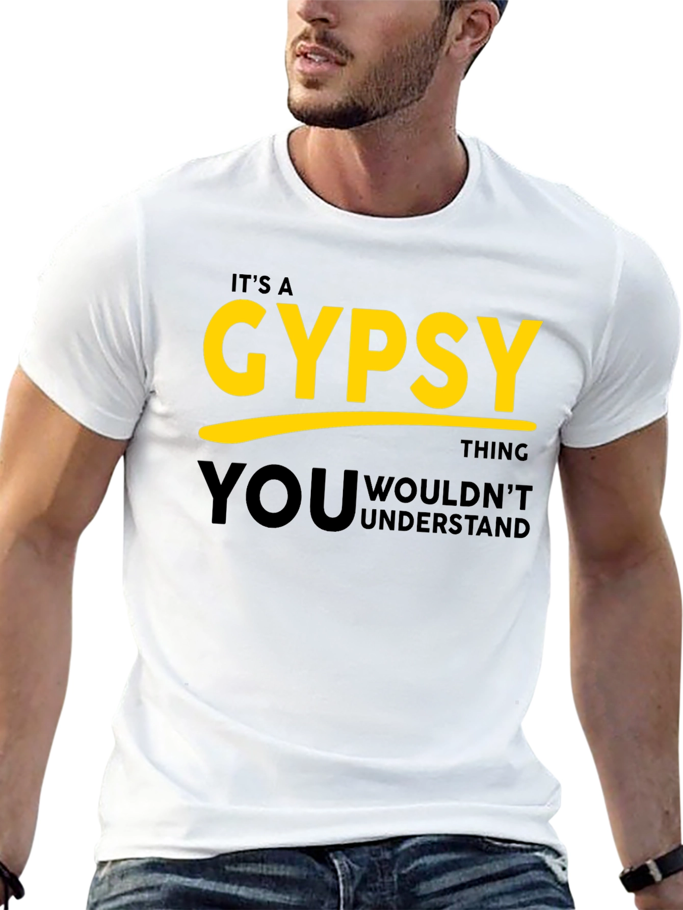 Black It's a Gypsy Thing T-Shirt view 13