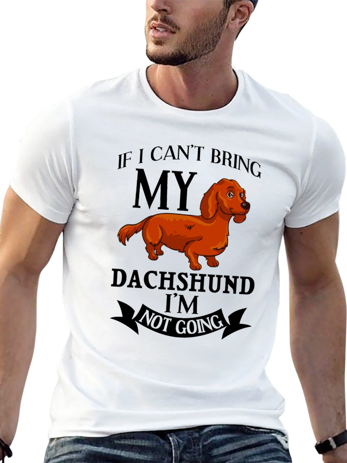 Black Dachshund Lover's T-Shirt view 13