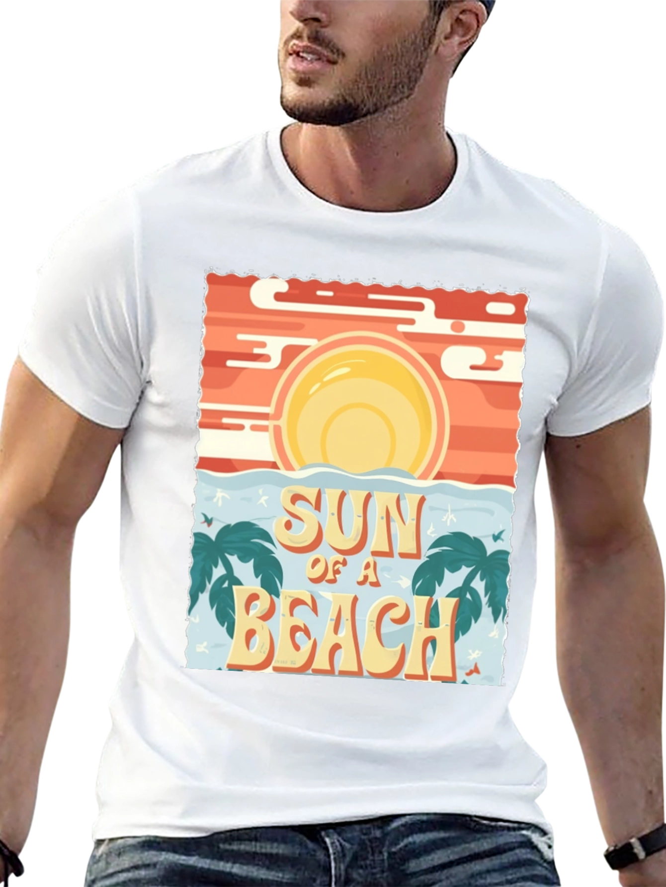 Black Sun of a Beach Graphic Tee view 13