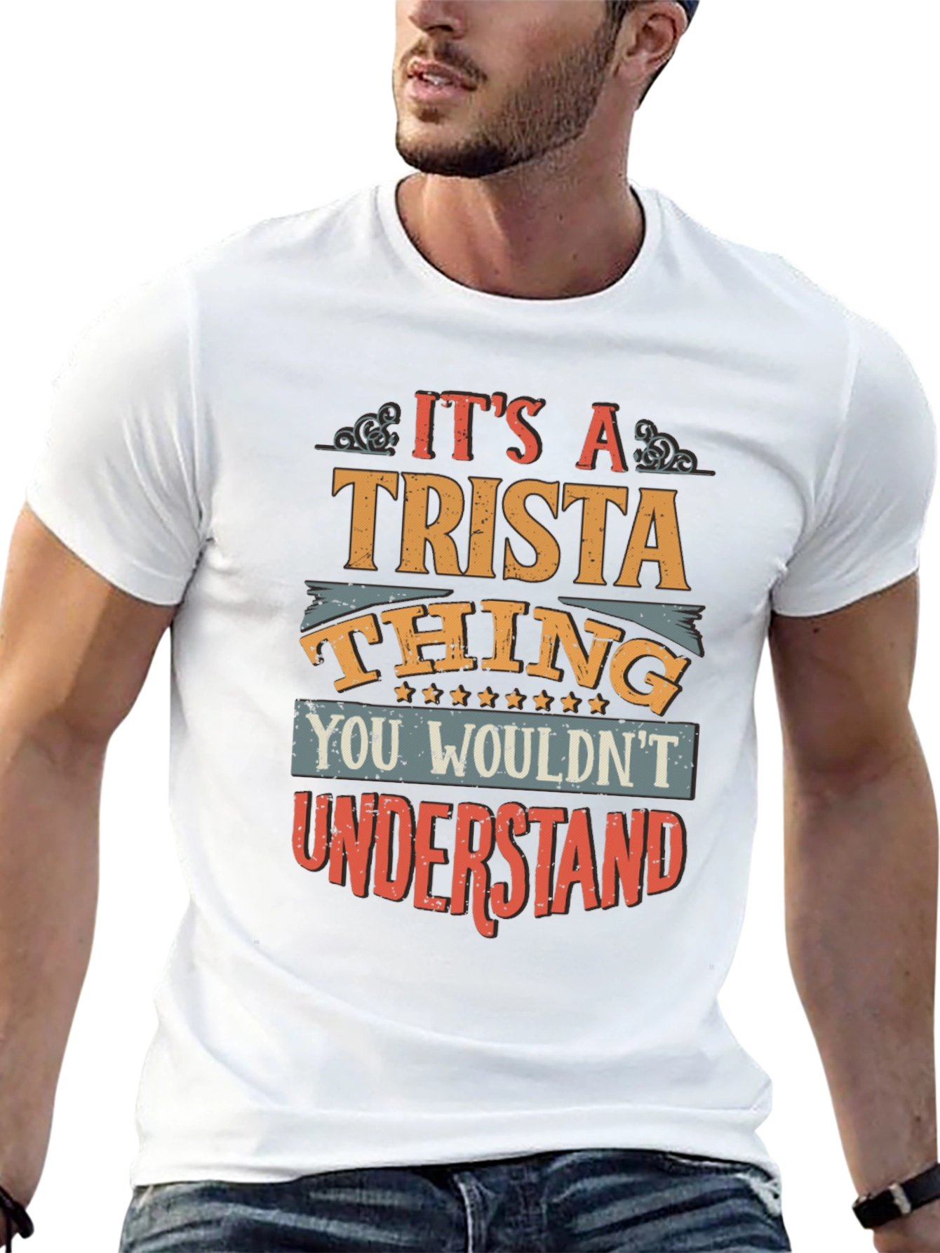 Black It's A Trista Thing Graphic T-Shirt view 13