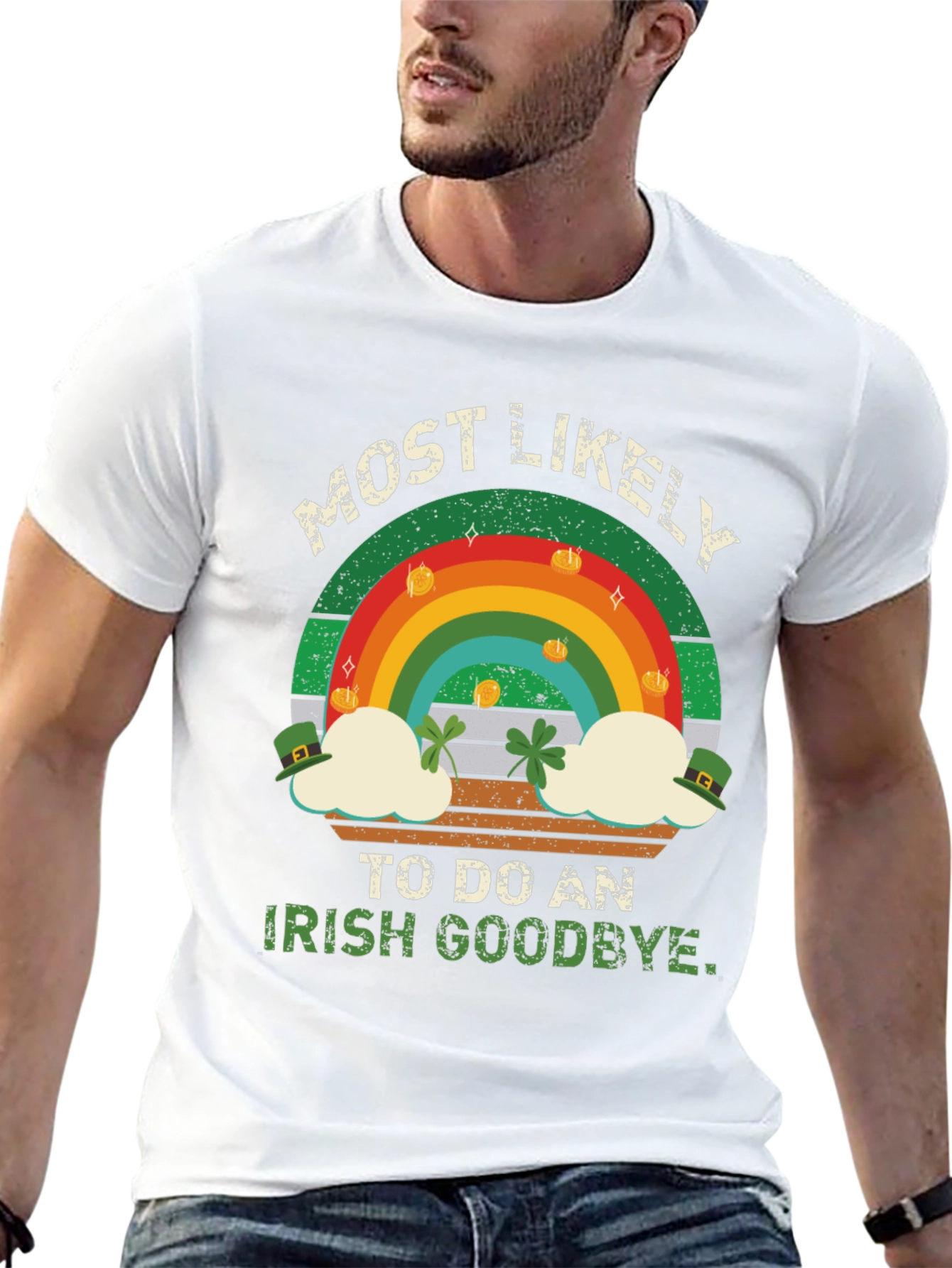 Black Irish Goodbye St. Patrick's Day Graphic Tee view 13