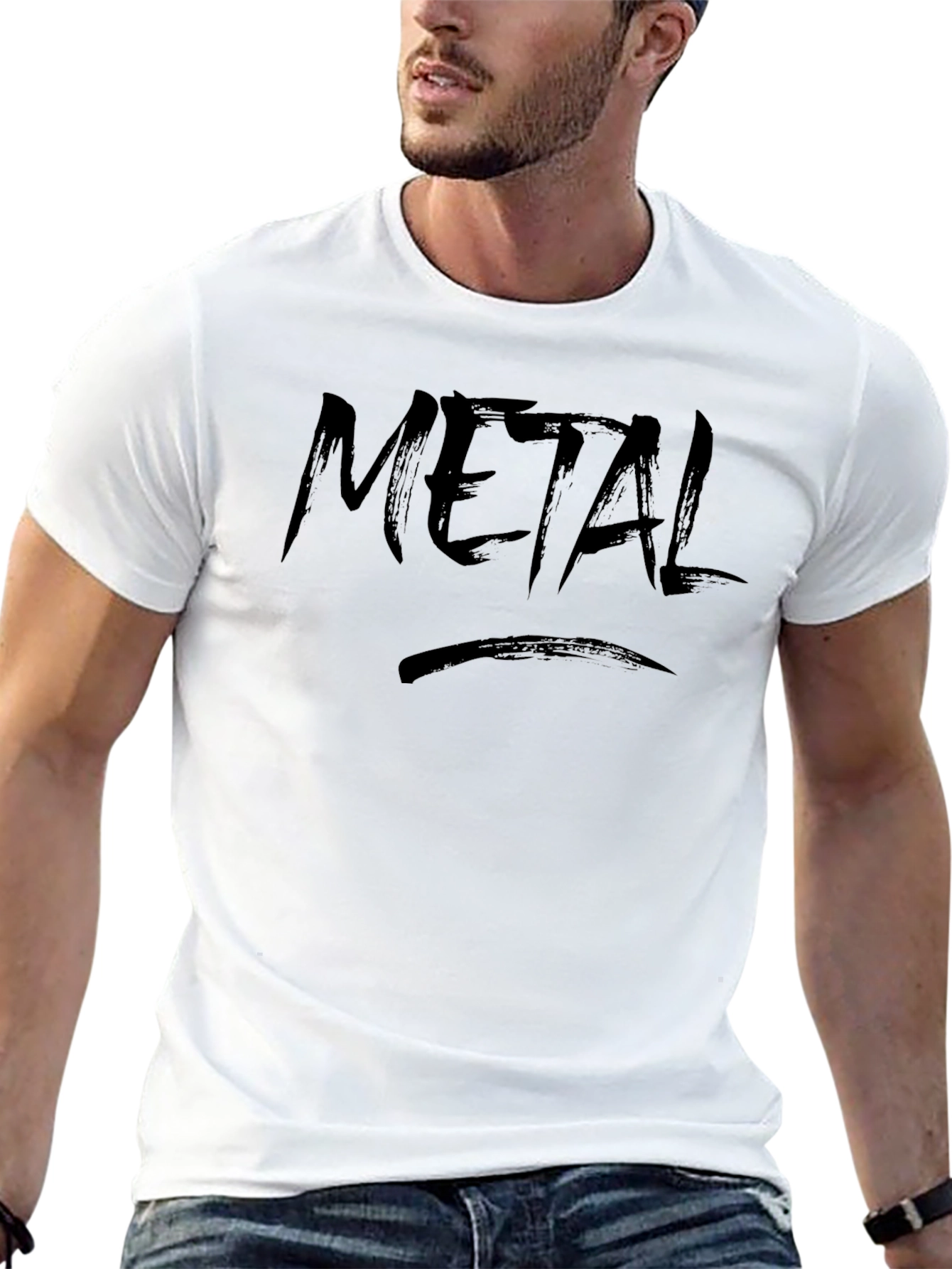 Black Metal Band Style Graphic Tee view 13